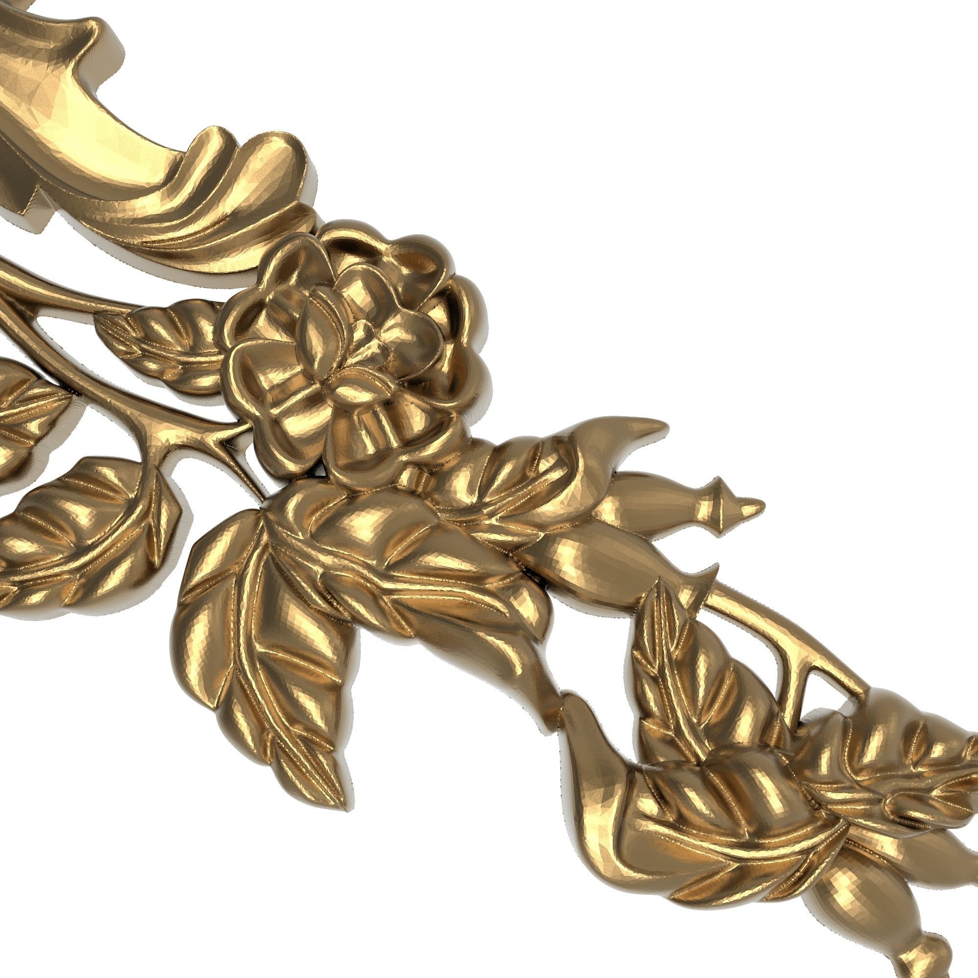 decorative pattern ready for 3D printing 3D model_5