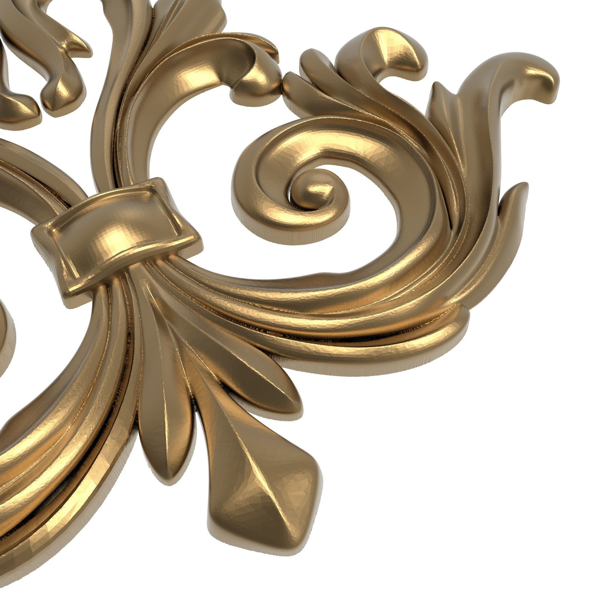 decorative pattern ready for 3D printing 3D model_4