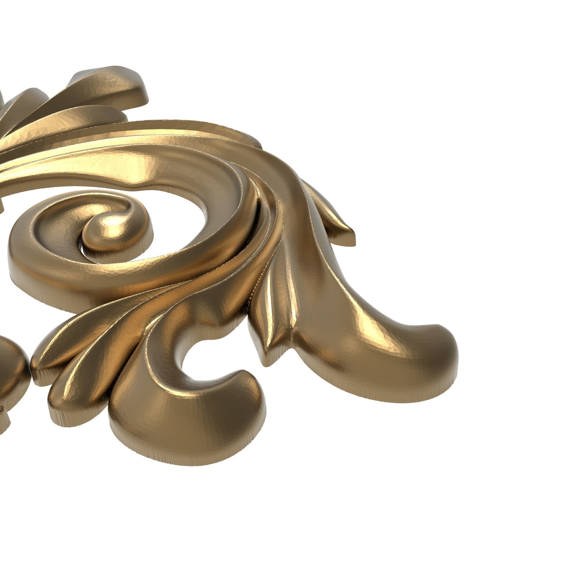 decorative pattern ready for 3D printing 3D model_3