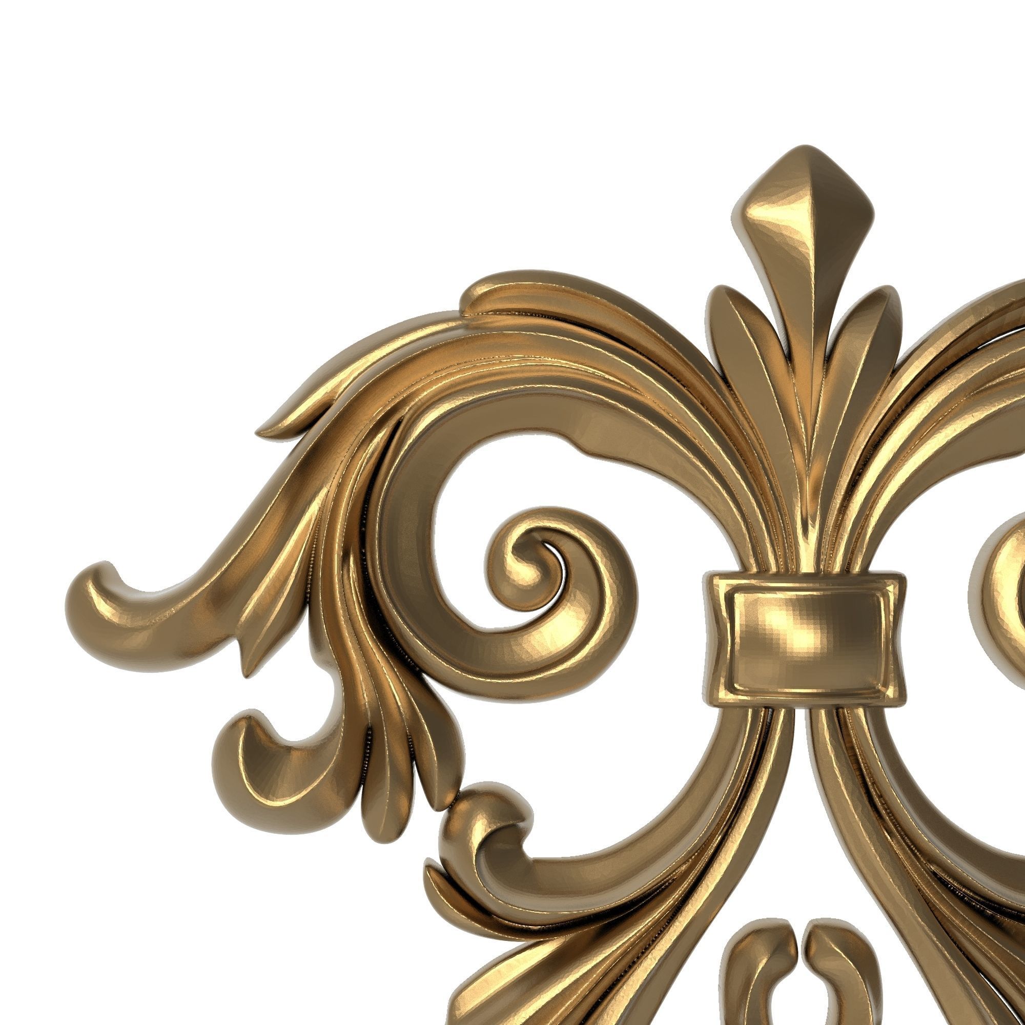decorative pattern ready for 3D printing 3D model_1