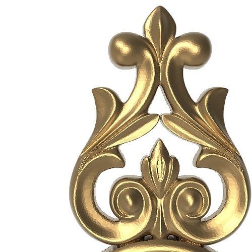 decorative pattern ready for 3D printing 3D model 2