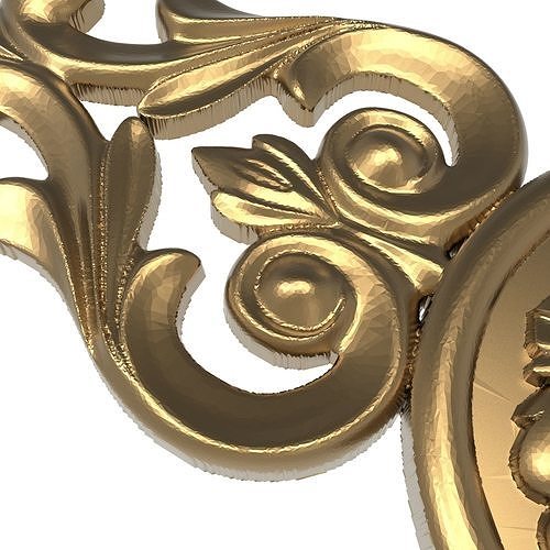 decorative pattern ready for 3D printing 3D model 5