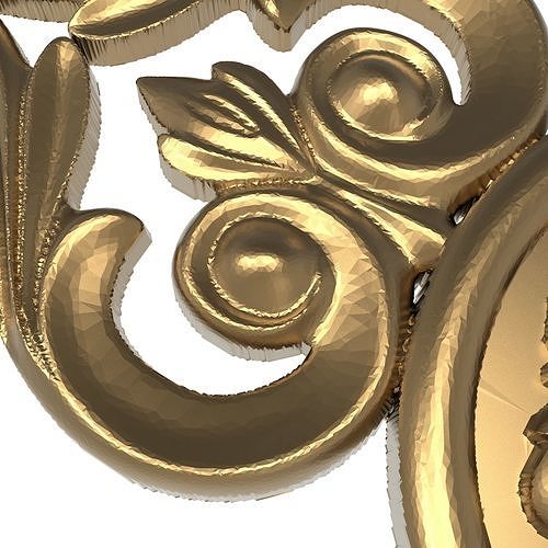 decorative pattern ready for 3D printing 3D model 7