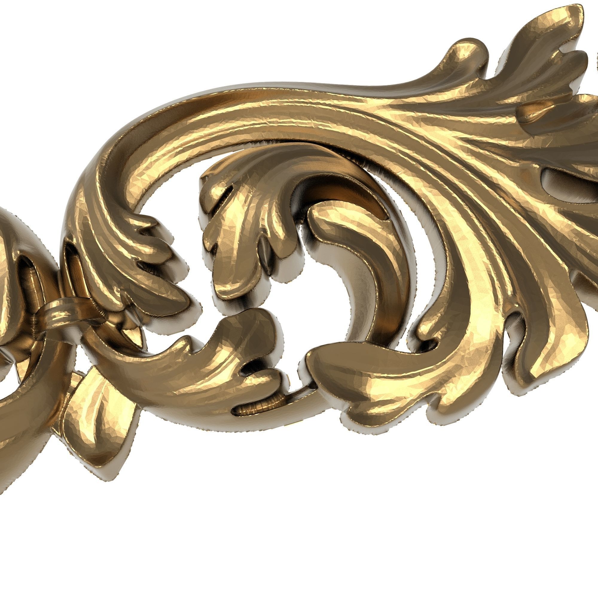 decorative pattern ready for 3D printing 3D model_2