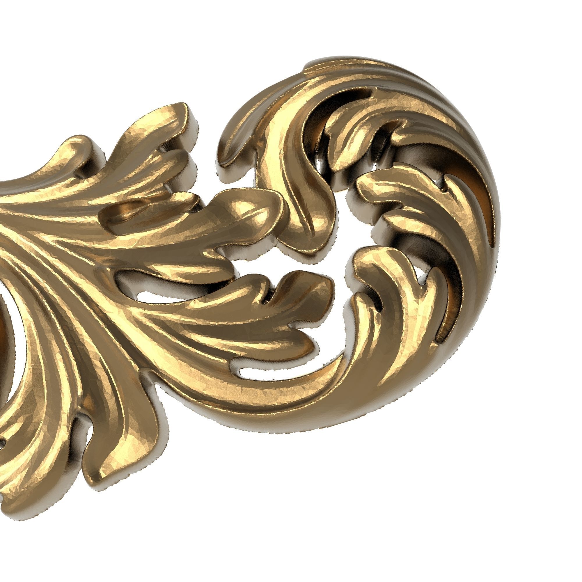 decorative pattern ready for 3D printing 3D model_3