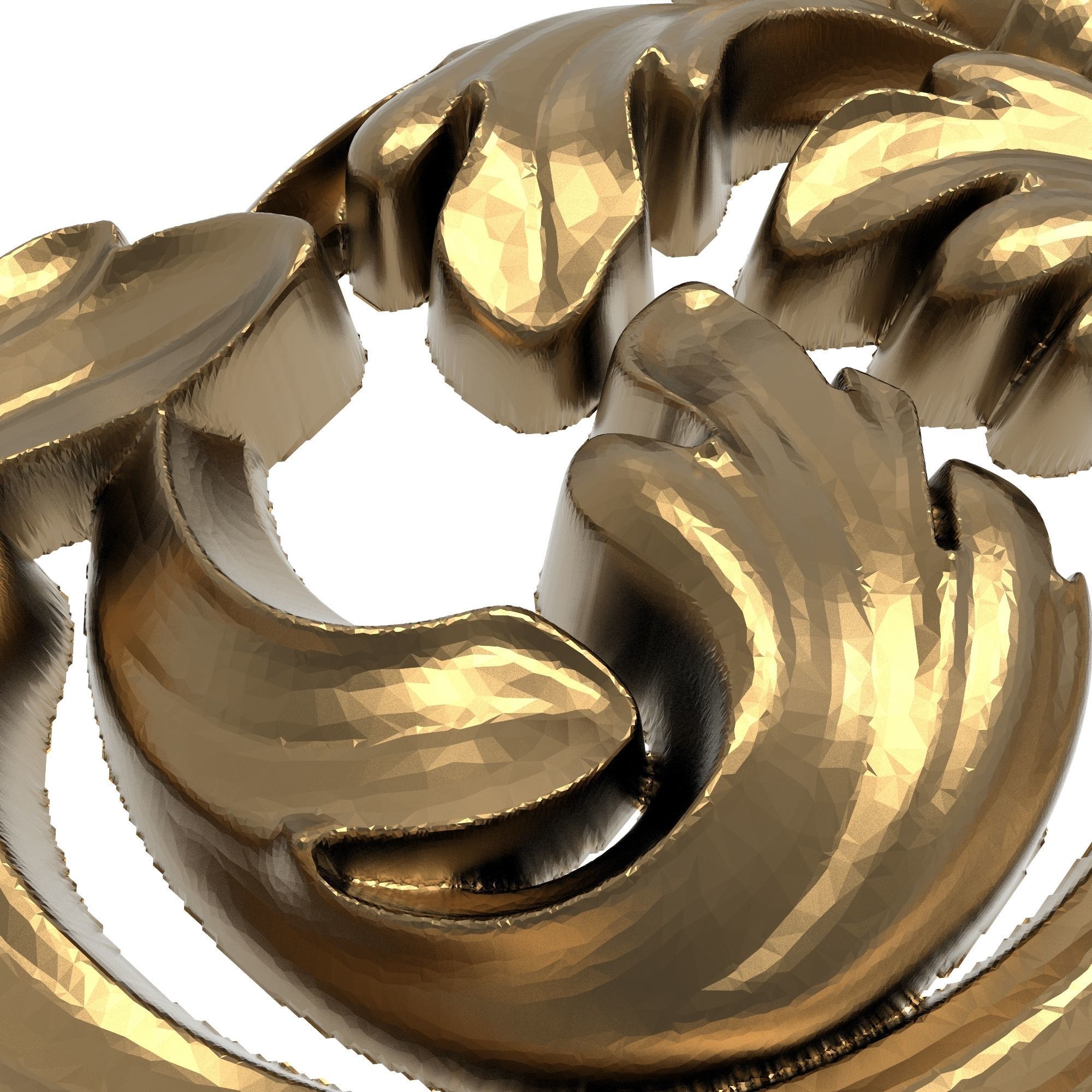 decorative pattern ready for 3D printing 3D model_4