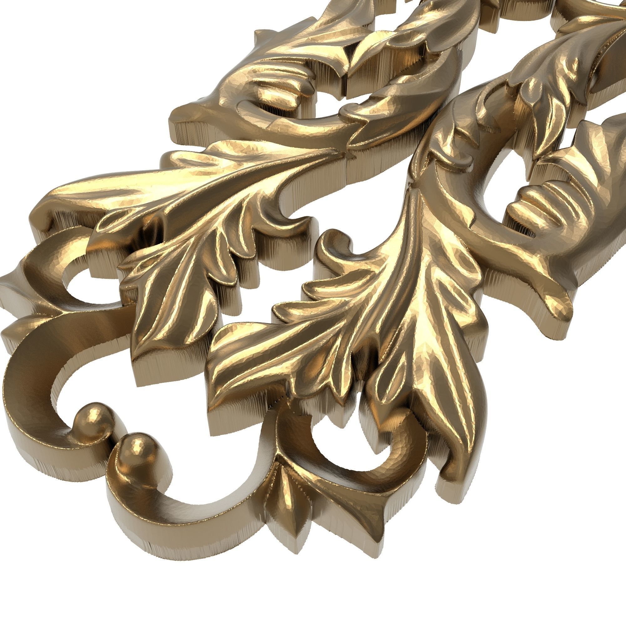 decorative pattern ready for 3D printing 3D model_3