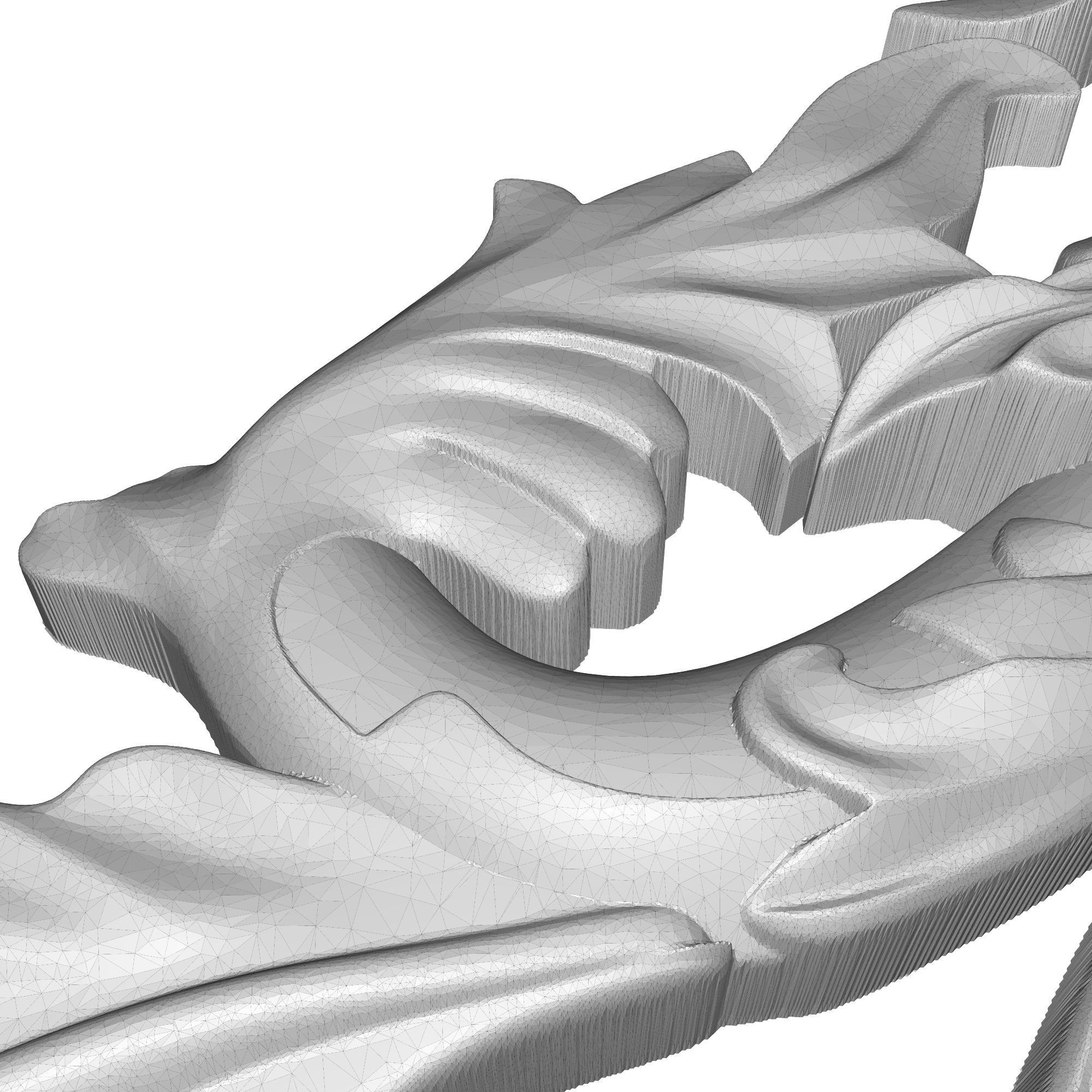 decorative pattern ready for 3D printing 3D model_6