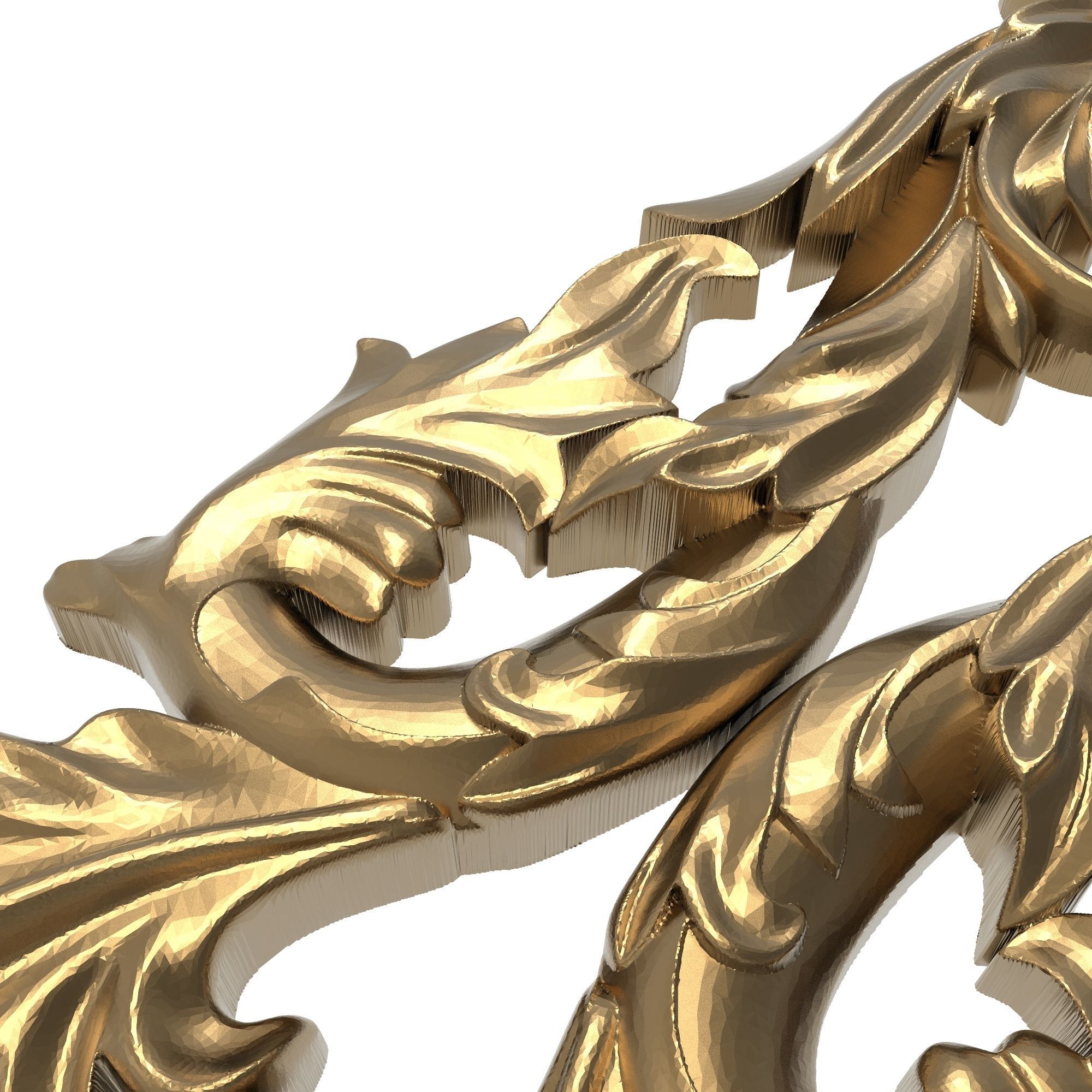 decorative pattern ready for 3D printing 3D model_5