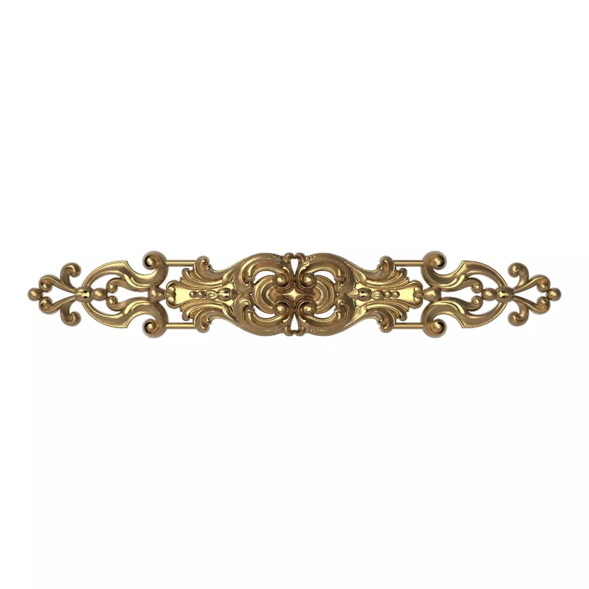 decorative pattern ready for 3D printing 3D model_0