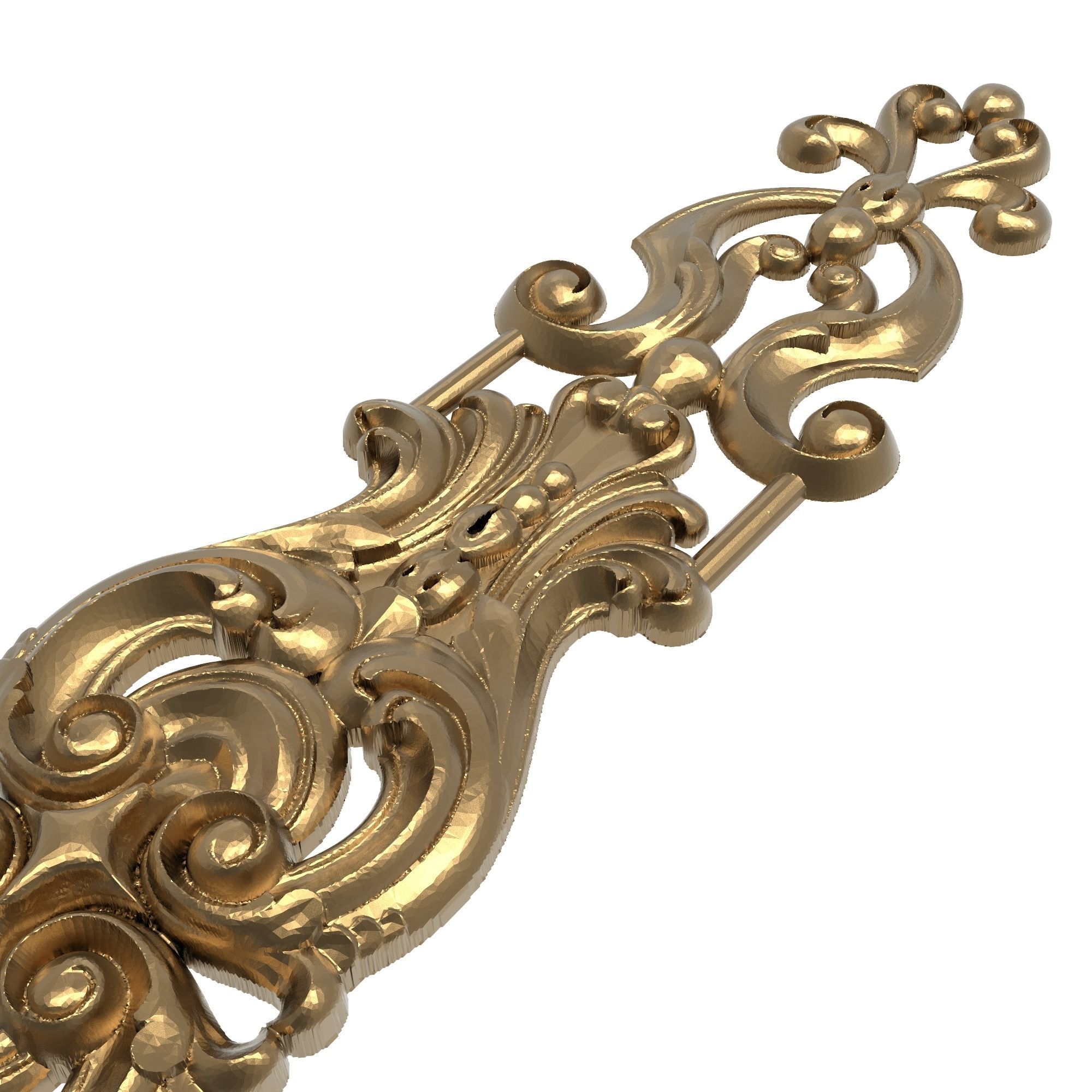 decorative pattern ready for 3D printing 3D model_5