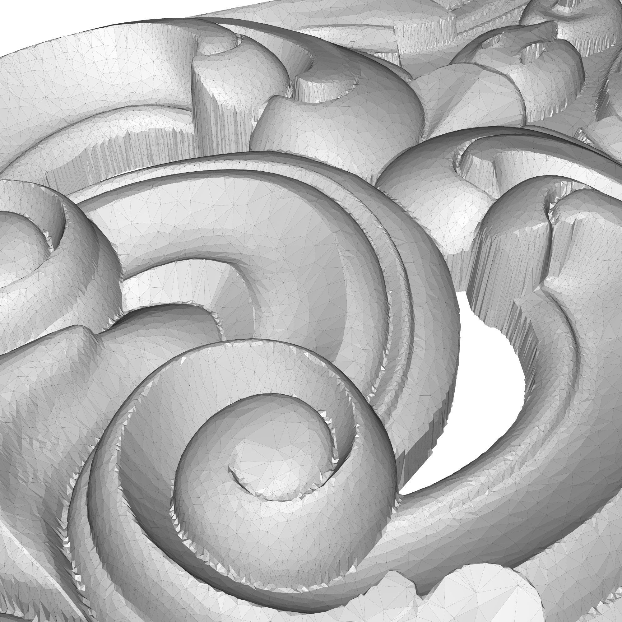 decorative pattern ready for 3D printing 3D model_6