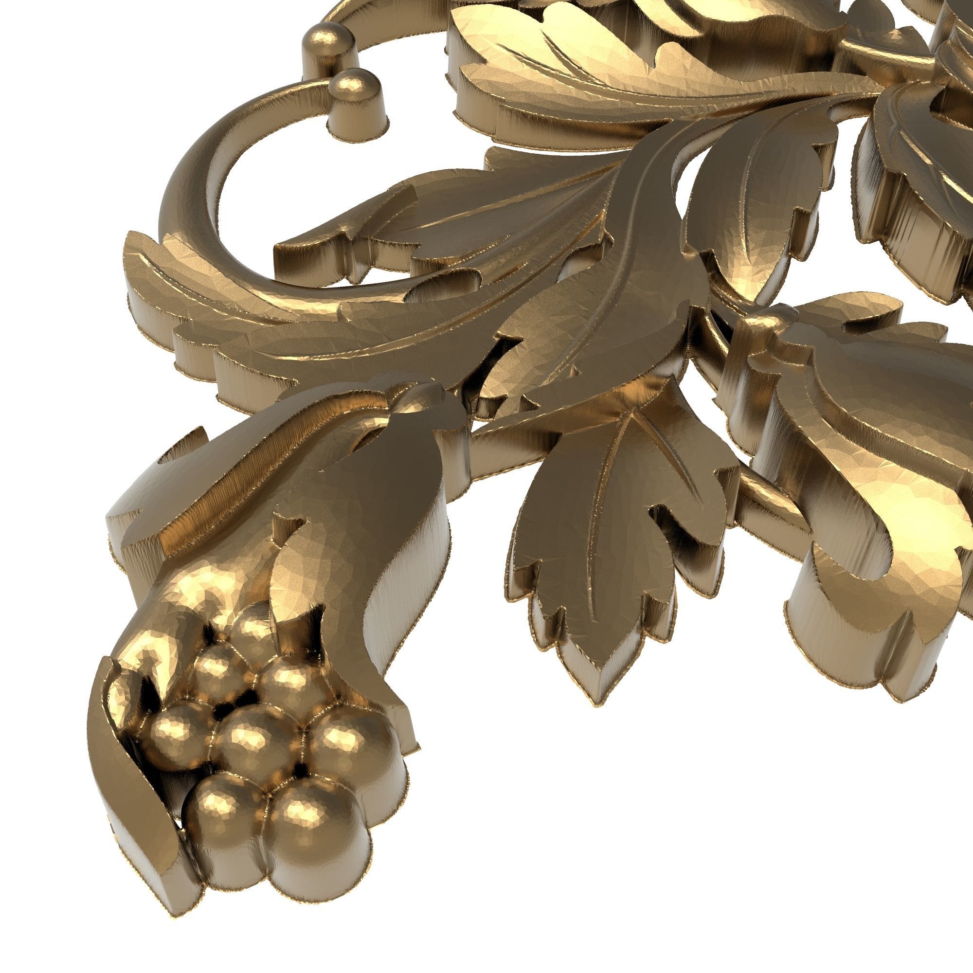 decorative pattern ready for 3D printing 3D model_3