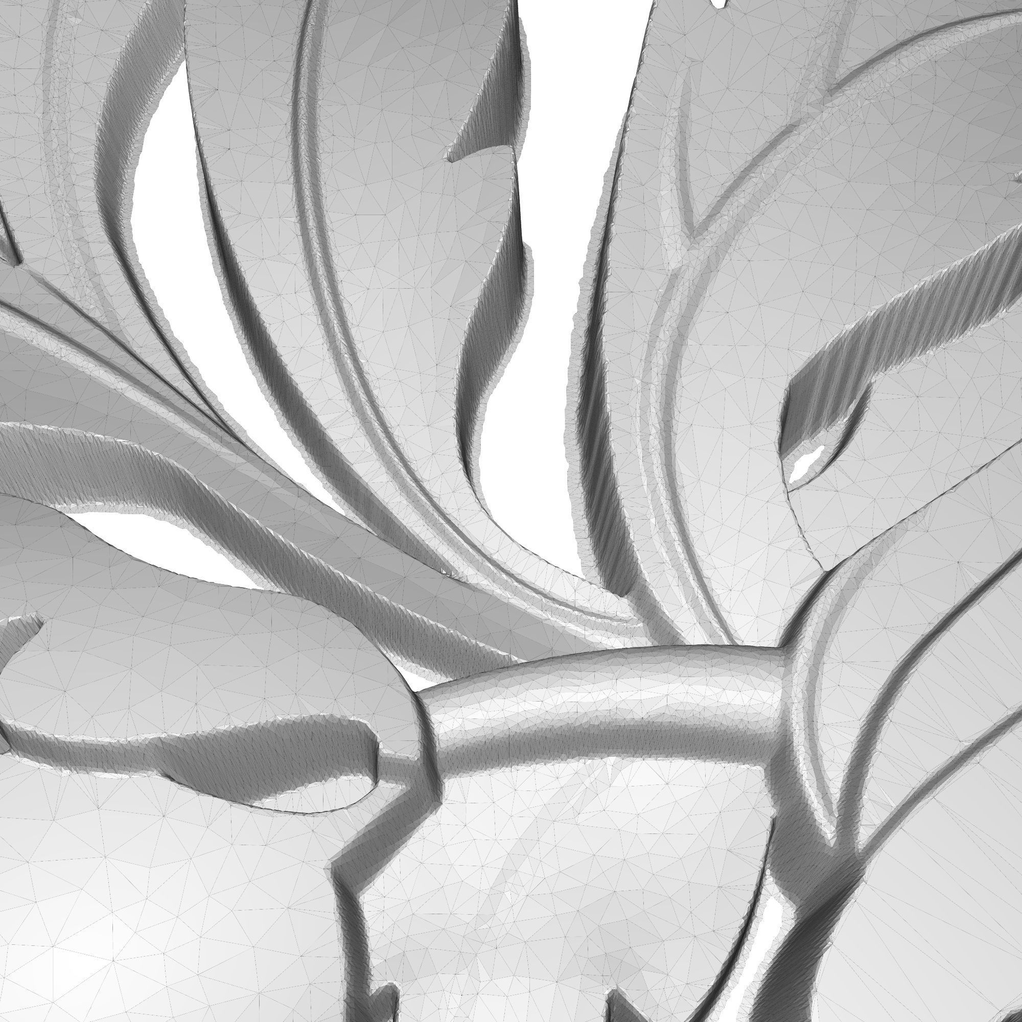 decorative pattern ready for 3D printing 3D model_9