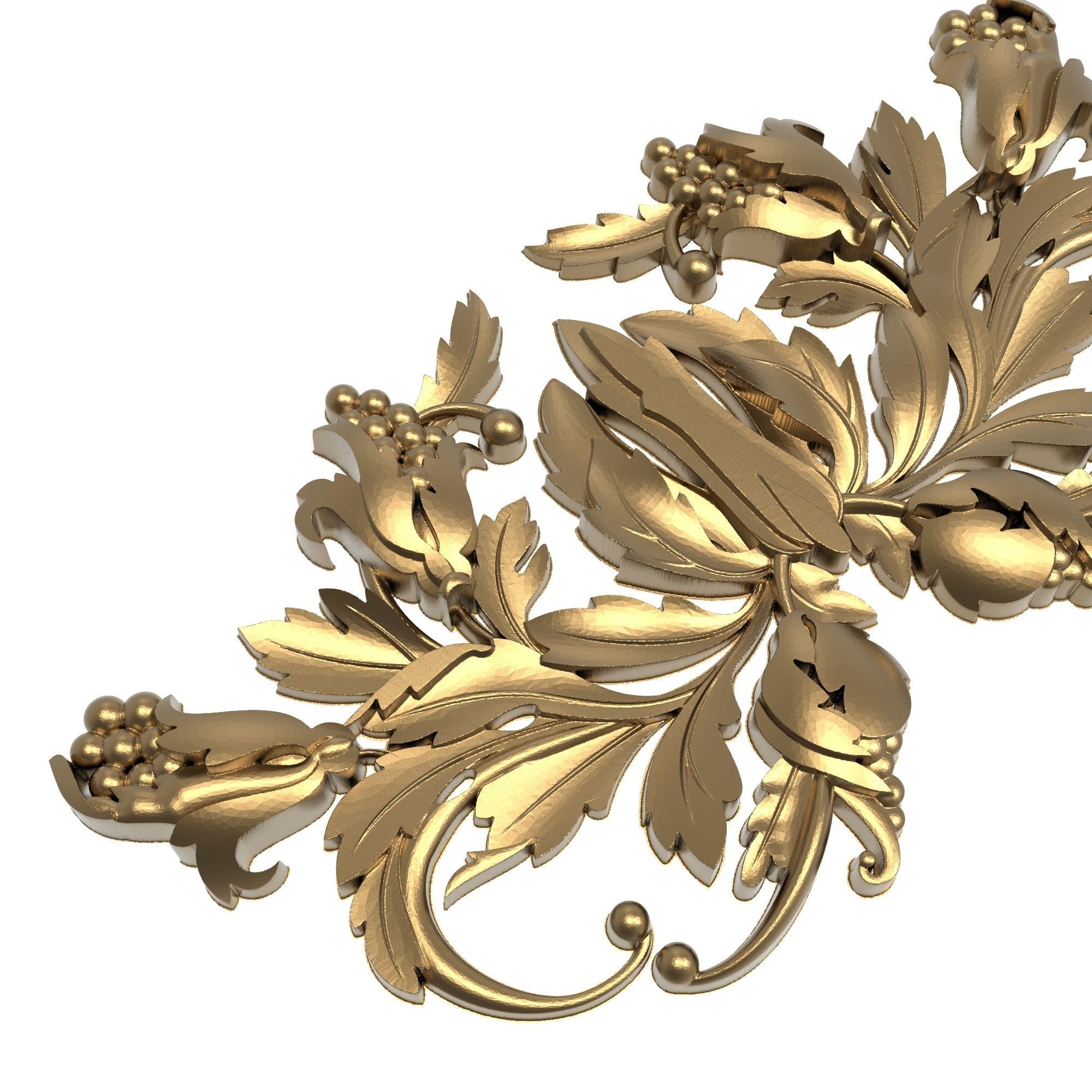 decorative pattern ready for 3D printing 3D model_7