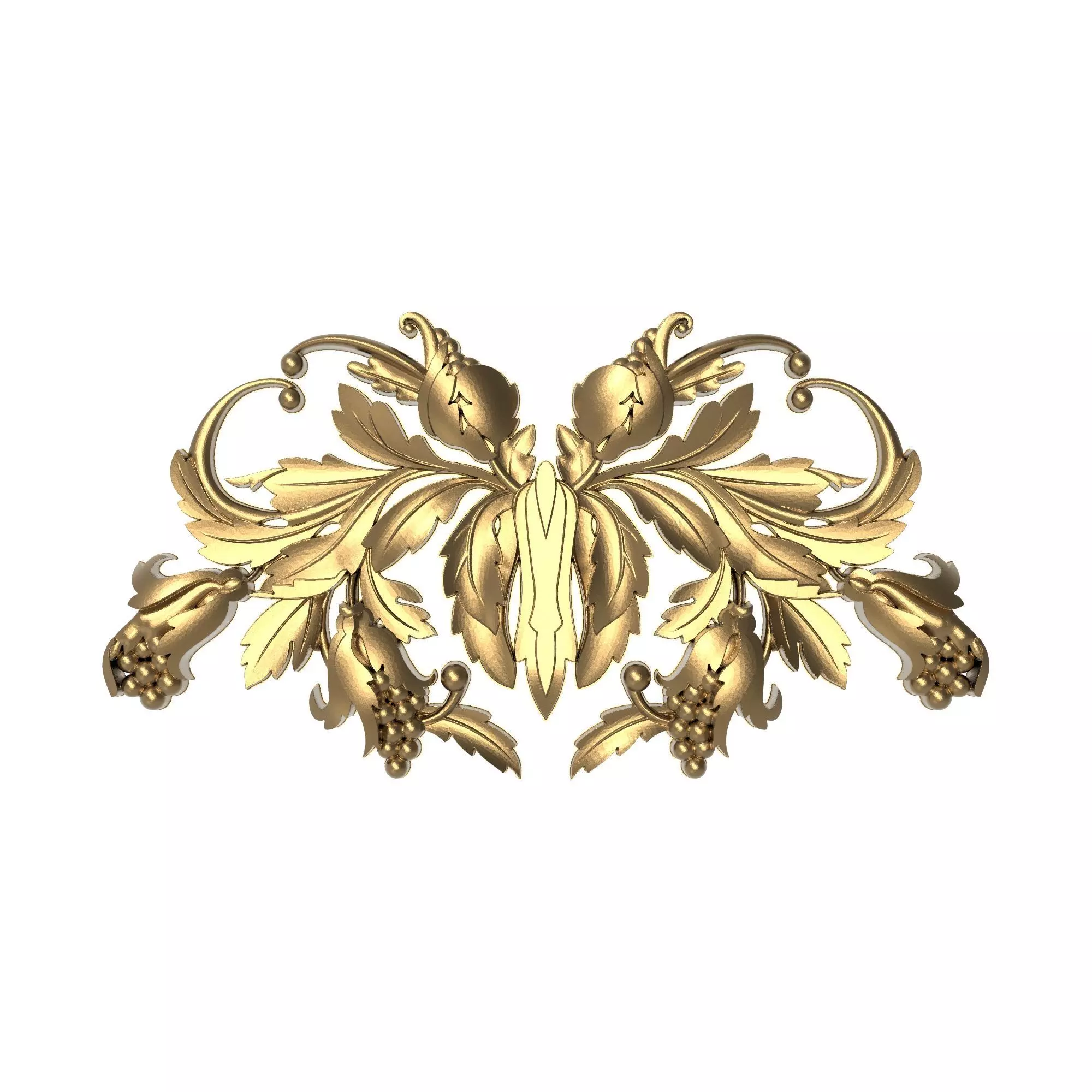 decorative pattern ready for 3D printing 3D model_0