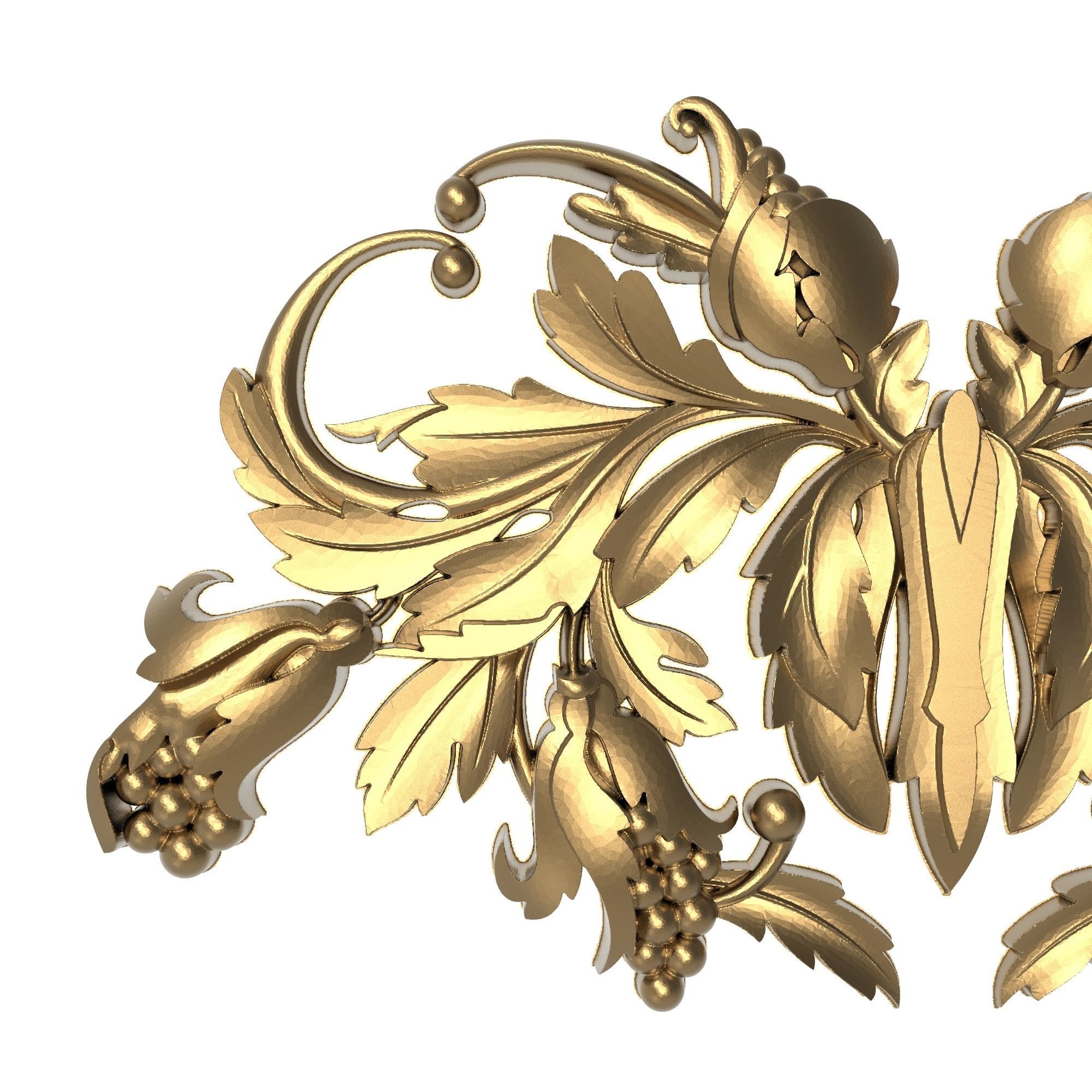 decorative pattern ready for 3D printing 3D model_2