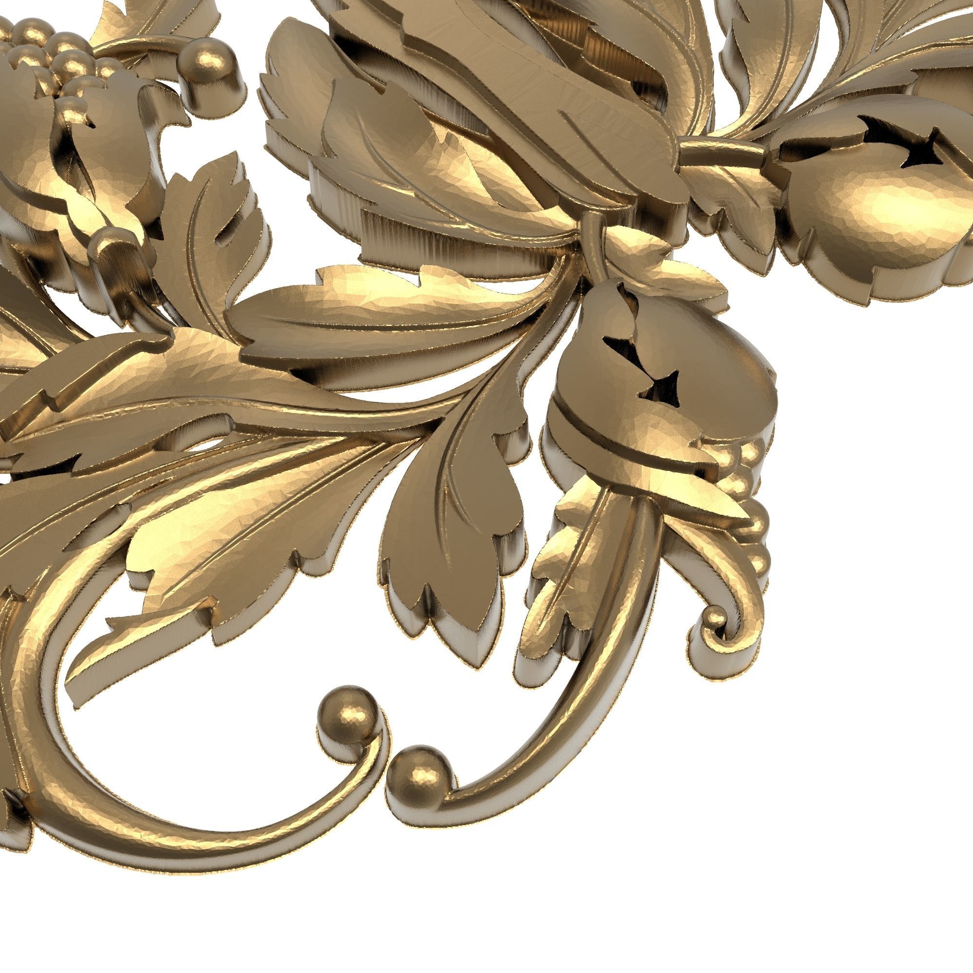 decorative pattern ready for 3D printing 3D model_6