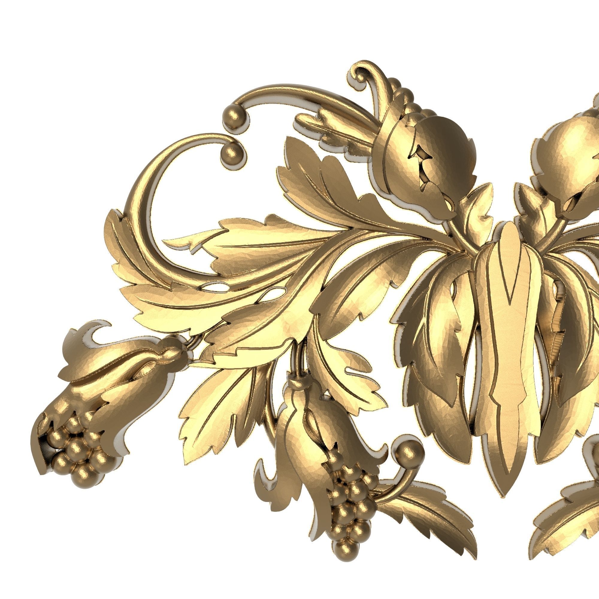 decorative pattern ready for 3D printing 3D model_1