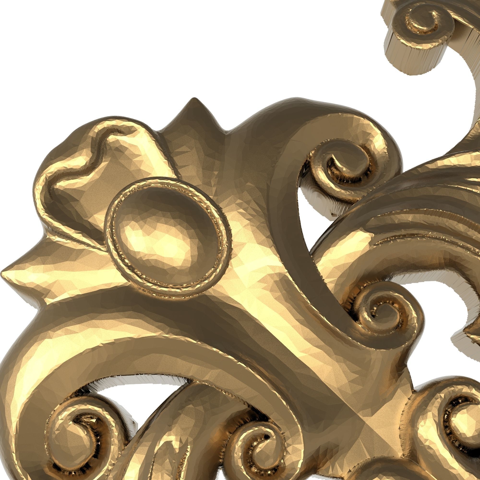 decorative pattern ready for 3D printing 3D model_8