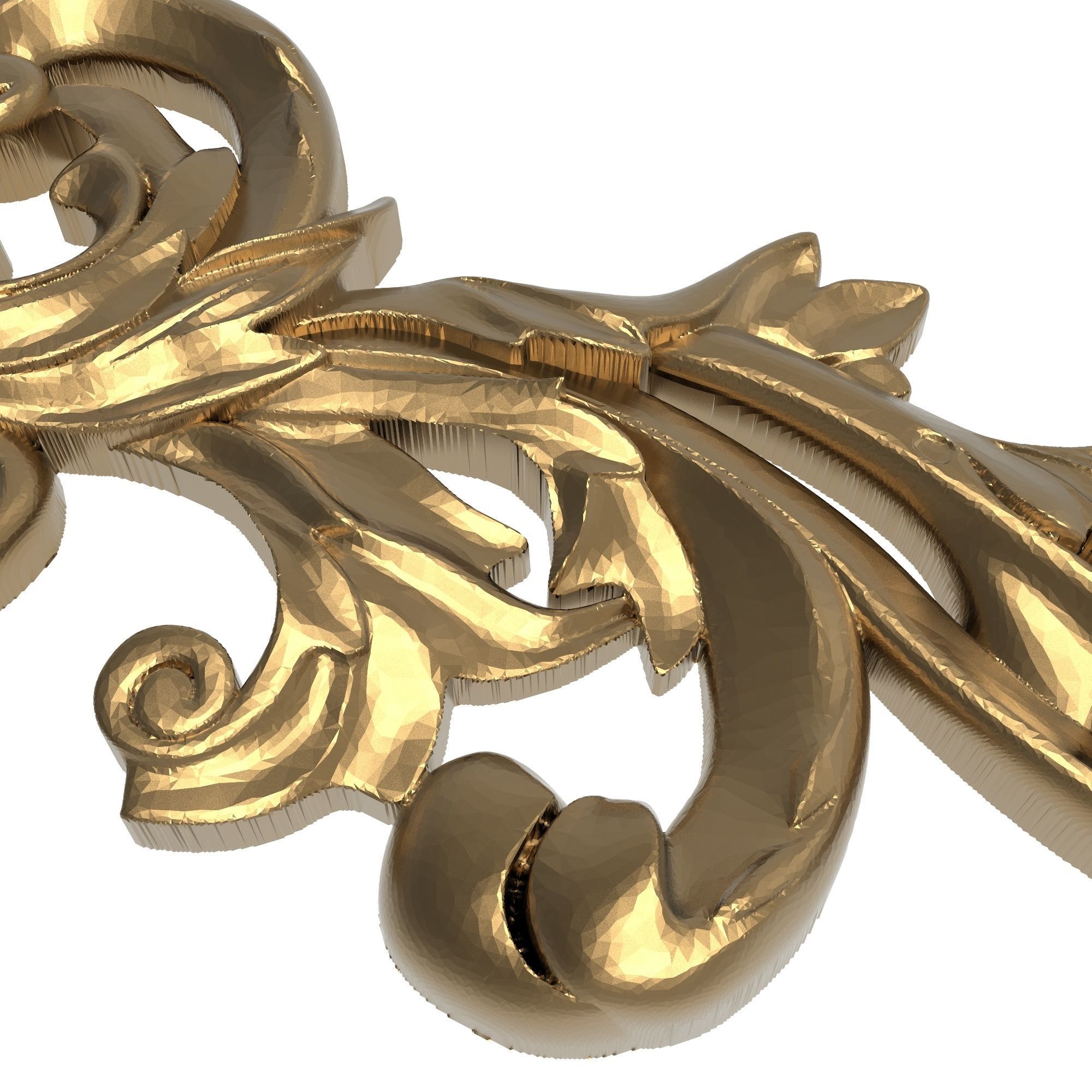 decorative pattern ready for 3D printing 3D model_6