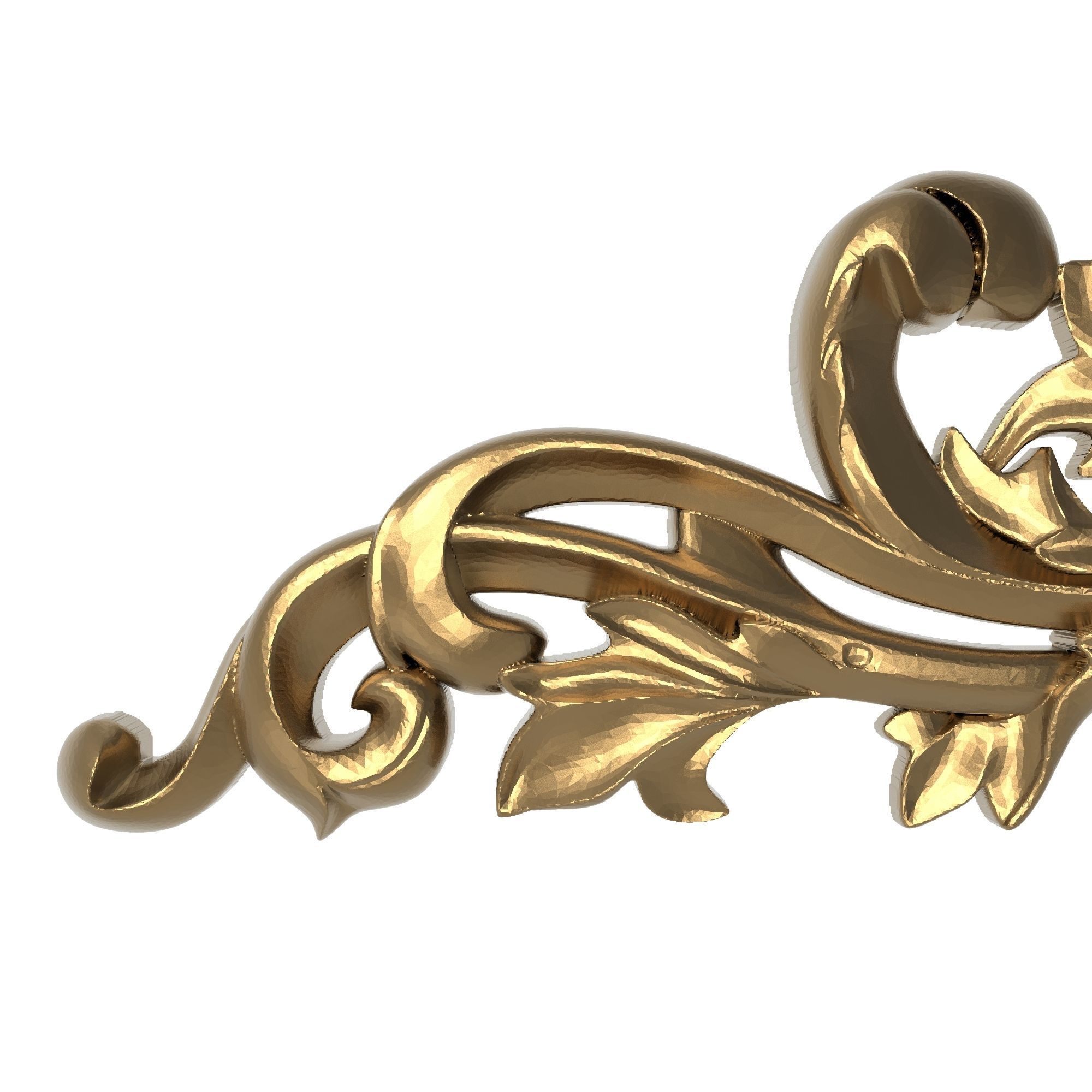 decorative pattern ready for 3D printing 3D model_1