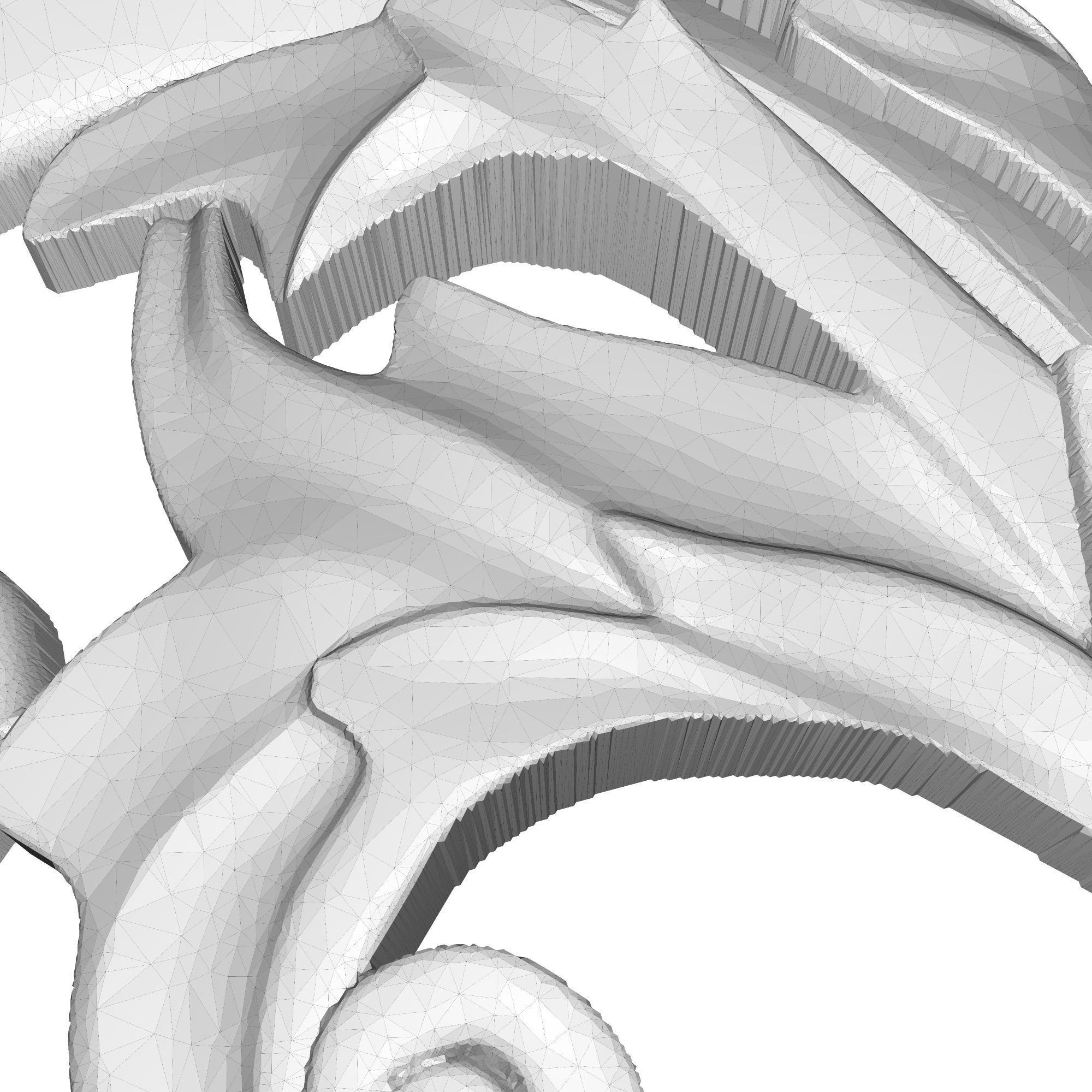 decorative pattern ready for 3D printing 3D model_10