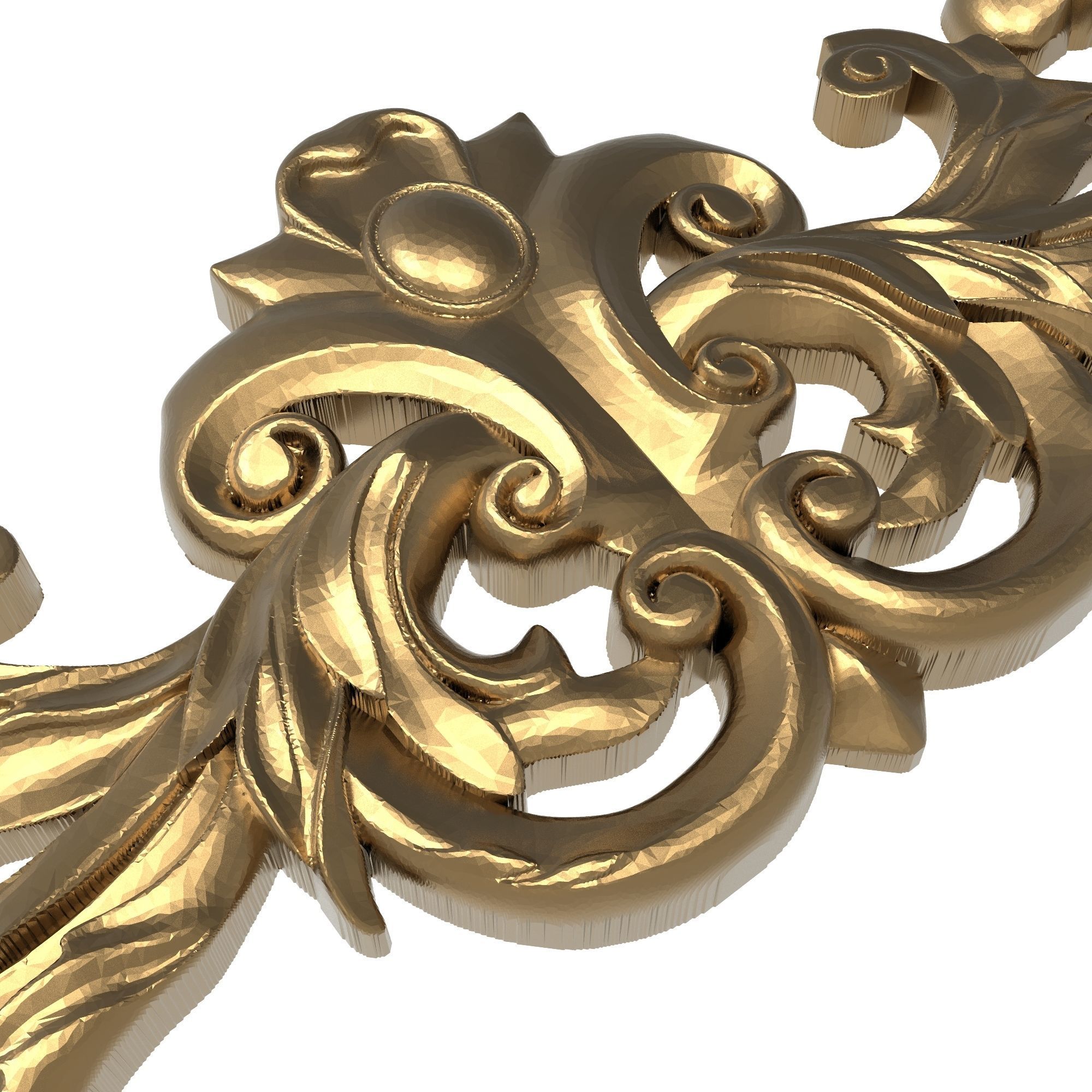 decorative pattern ready for 3D printing 3D model_3