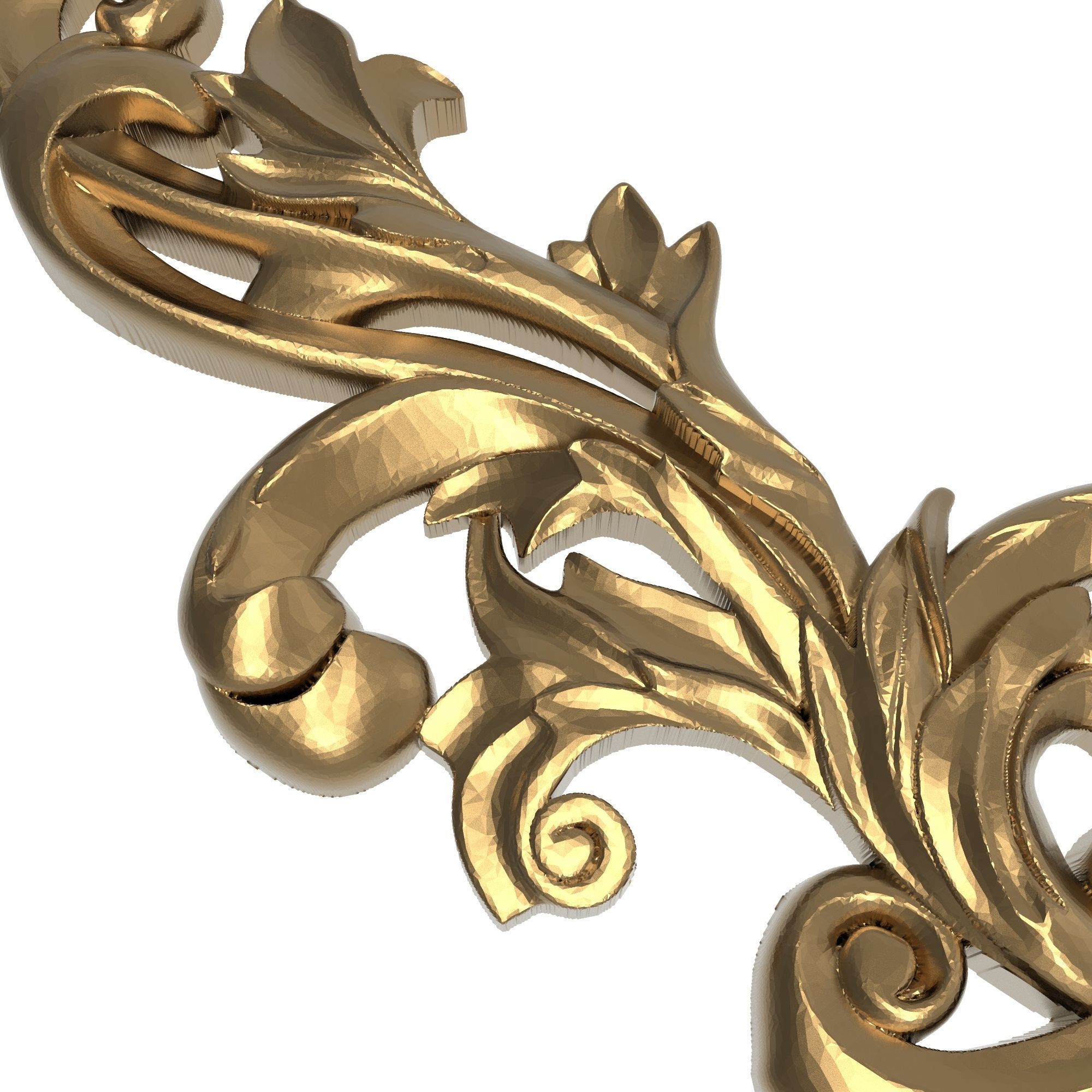 decorative pattern ready for 3D printing 3D model_4