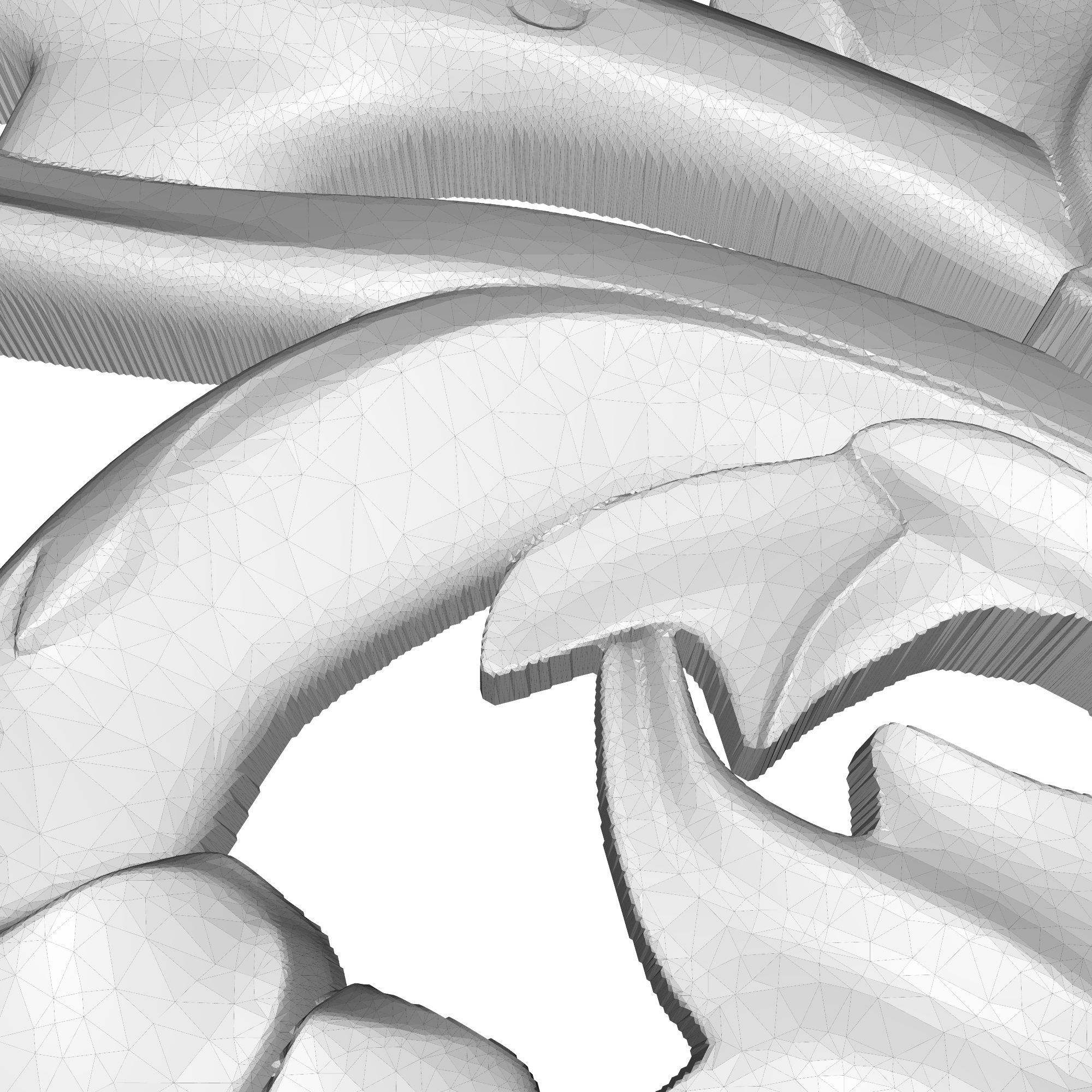 decorative pattern ready for 3D printing 3D model_11