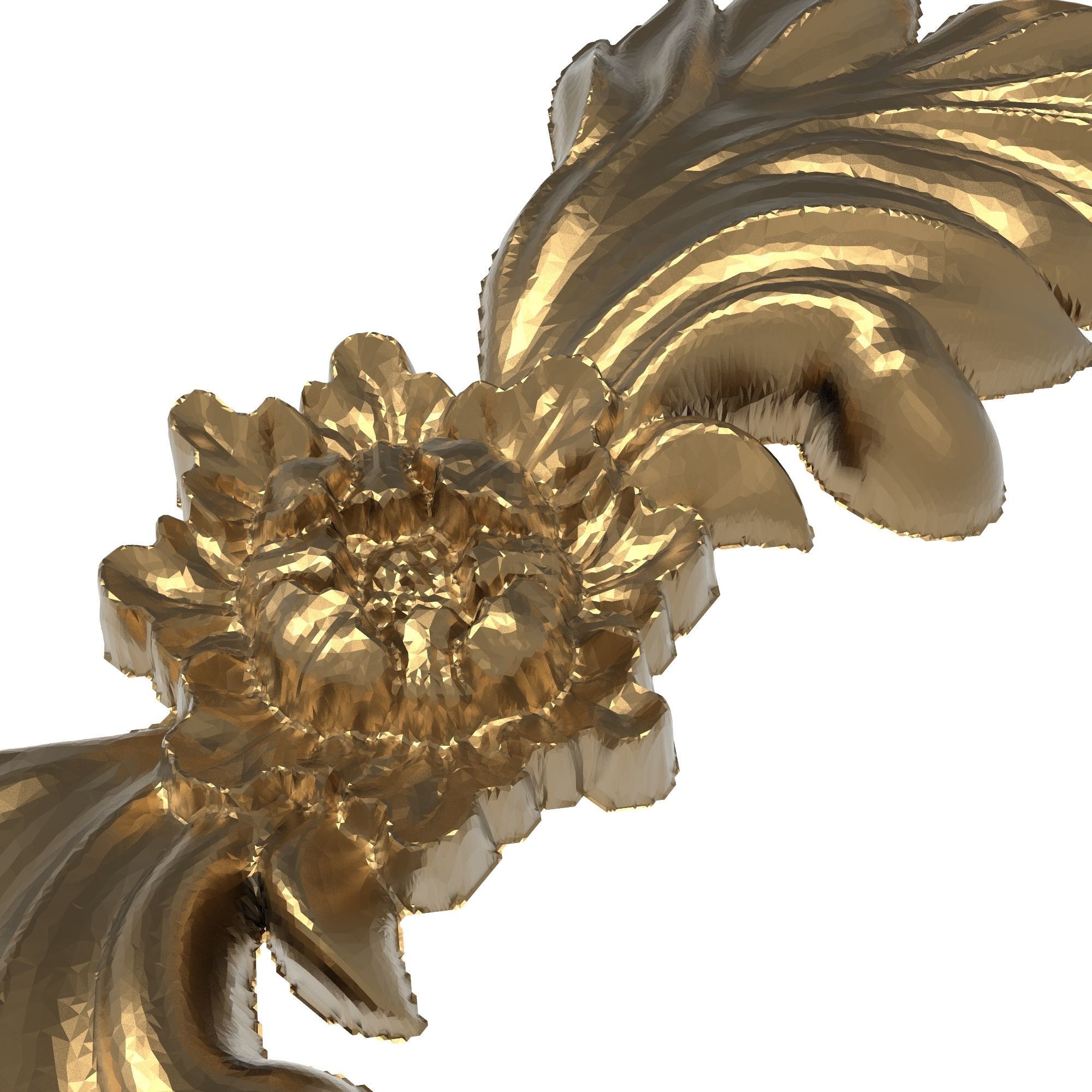 decorative pattern ready for 3D printing 3D model_4