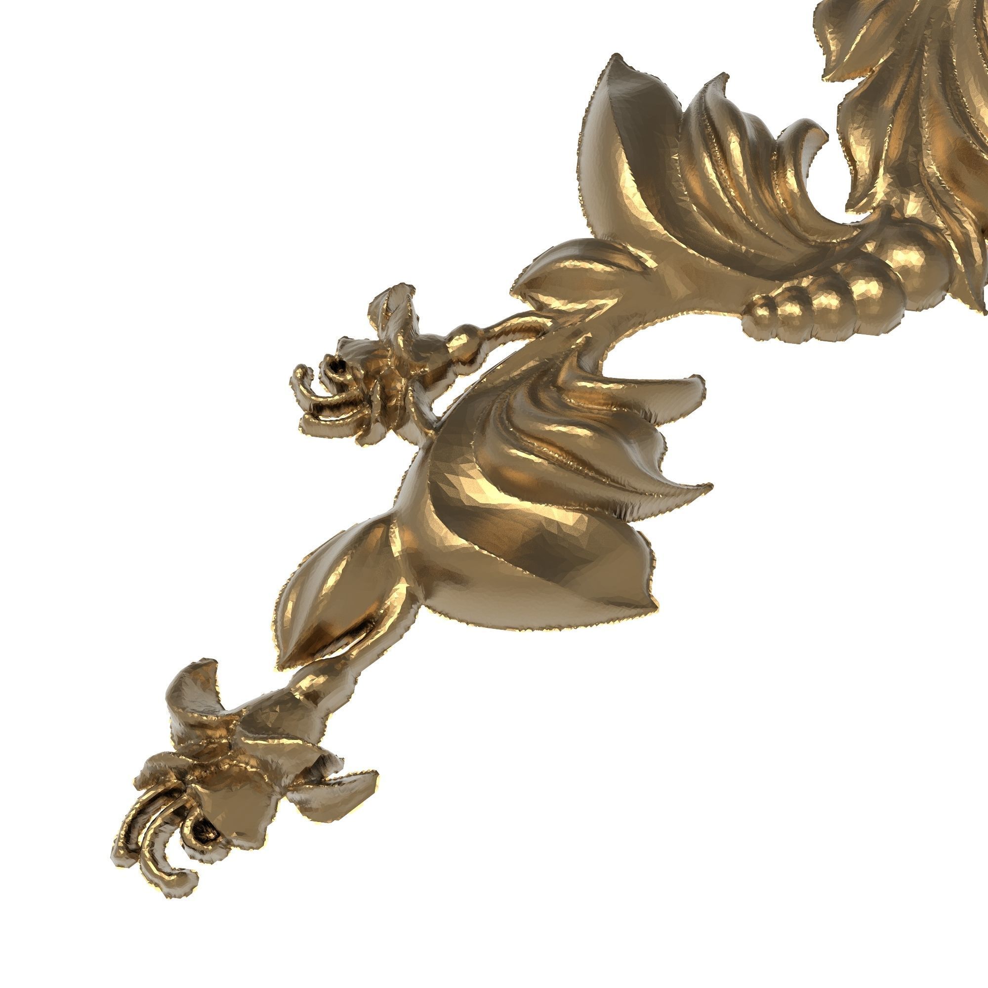 decorative pattern ready for 3D printing 3D model_2