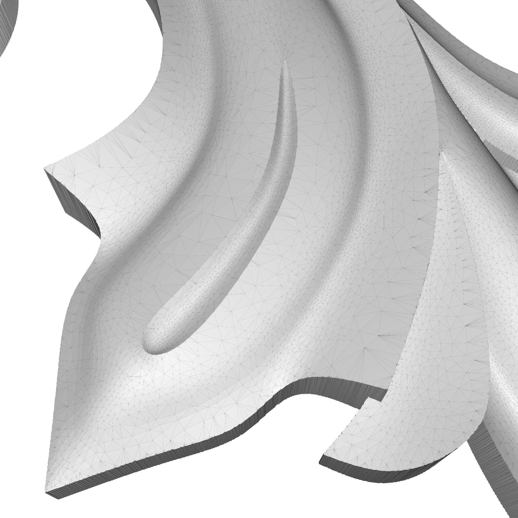 decorative pattern ready for 3D printing 3D model_7