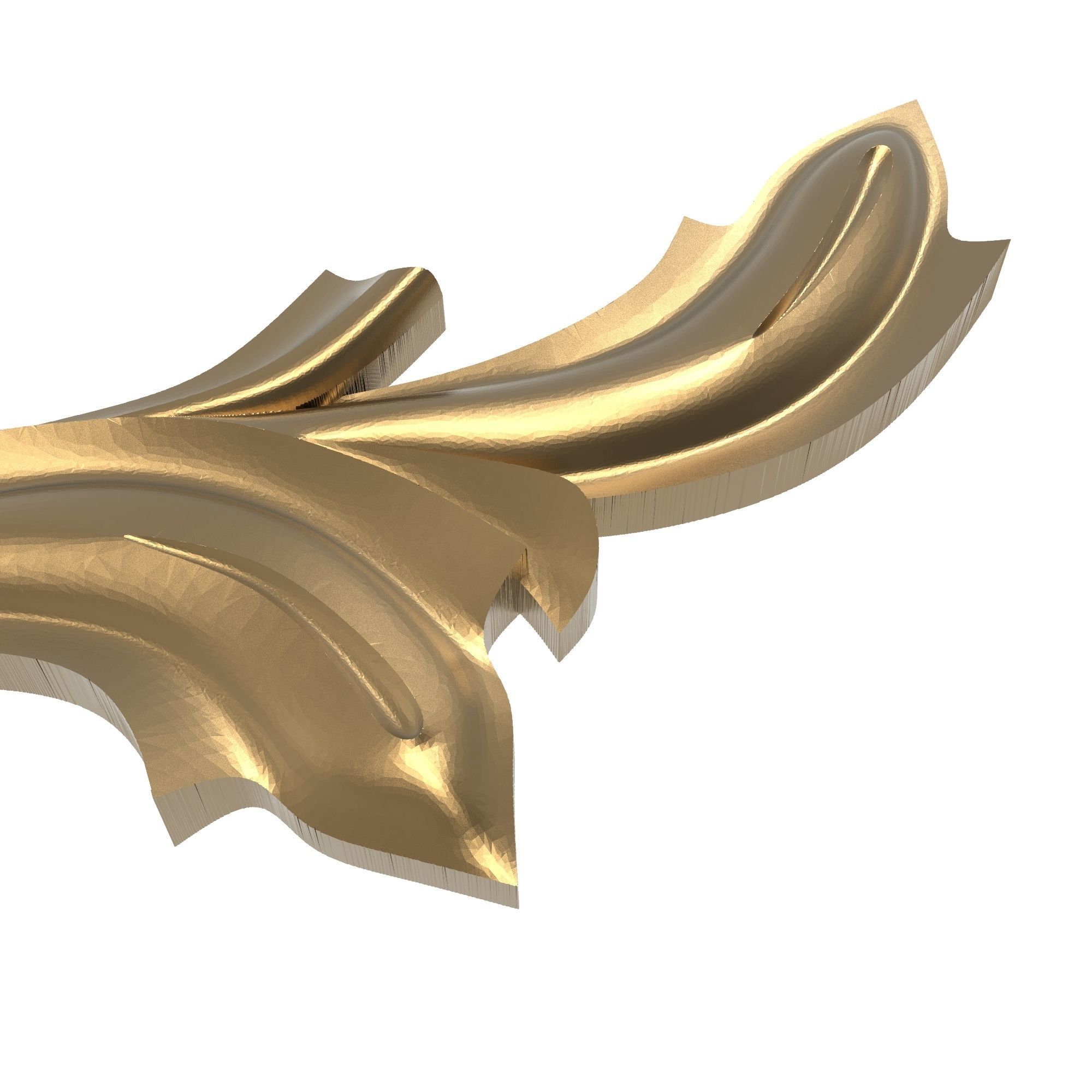 decorative pattern ready for 3D printing 3D model_3