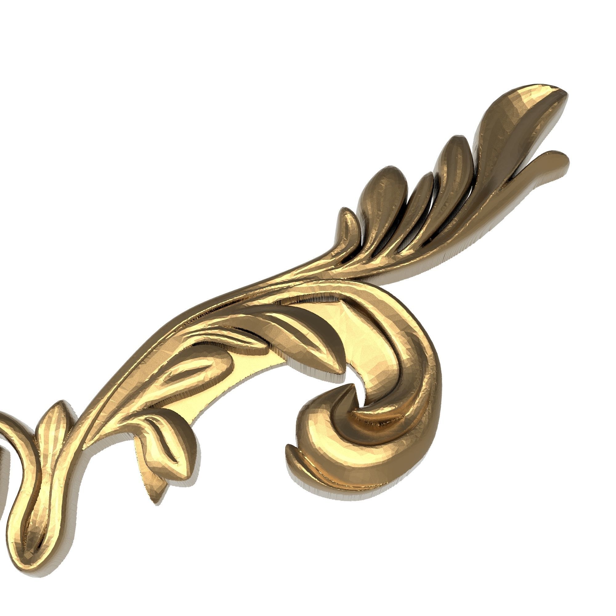 decorative pattern ready for 3D printing 3D model_4