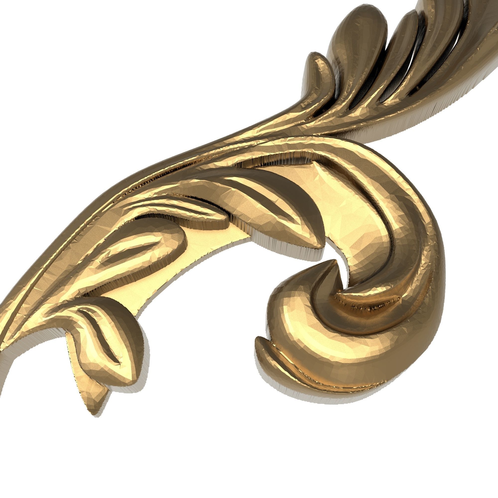 decorative pattern ready for 3D printing 3D model_7