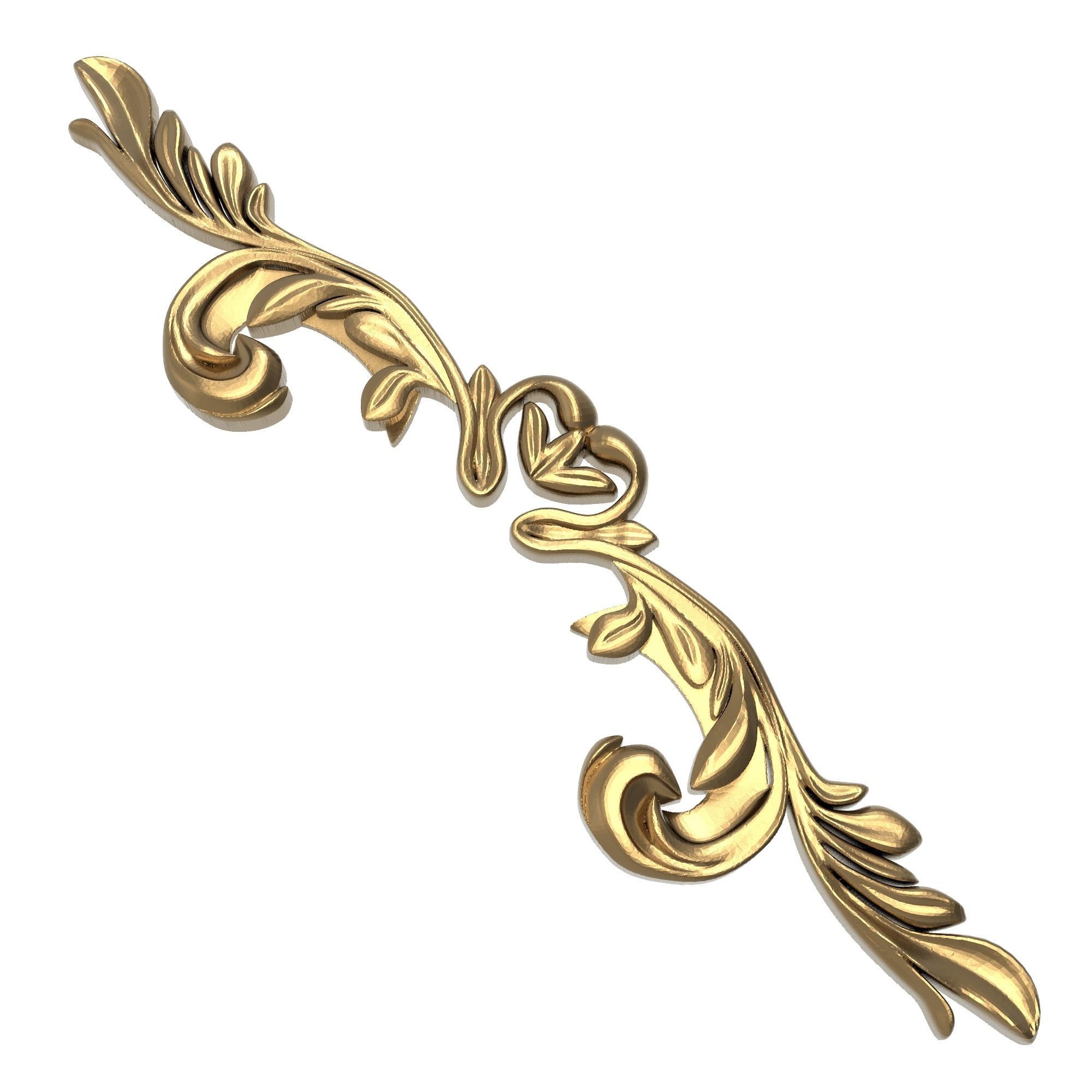 decorative pattern ready for 3D printing 3D model_5