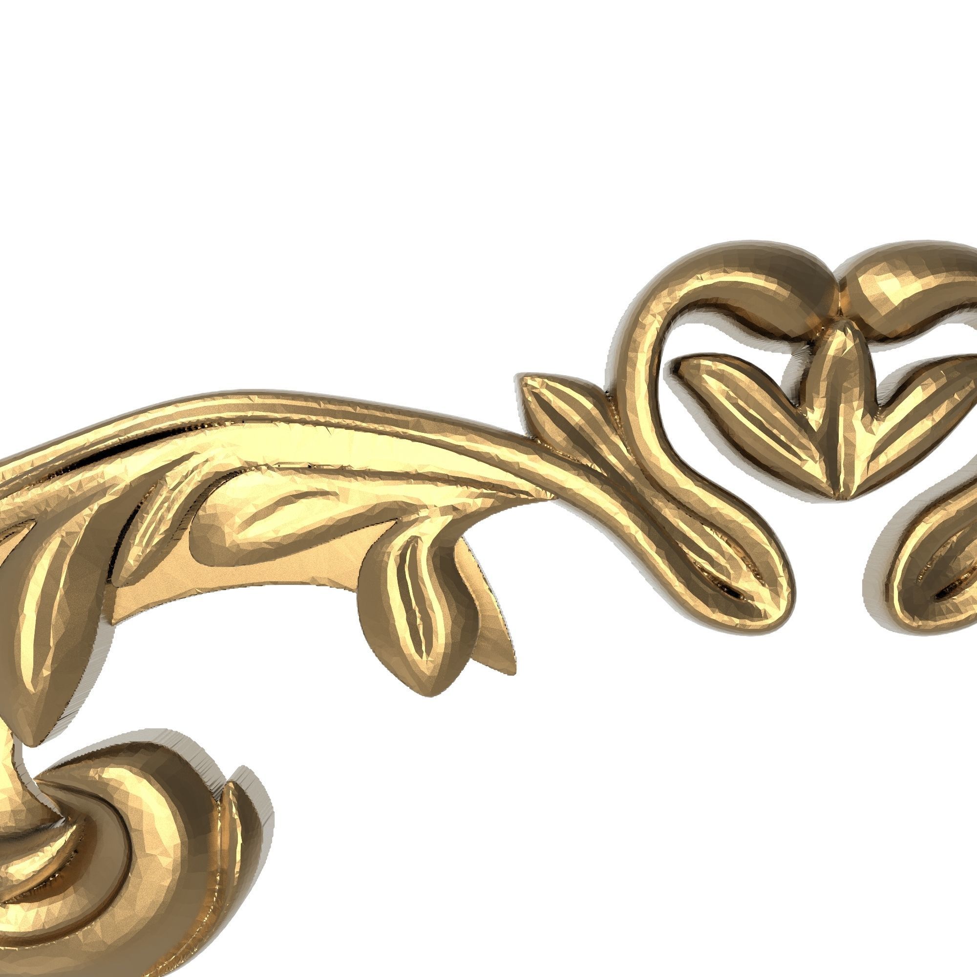 decorative pattern ready for 3D printing 3D model_1