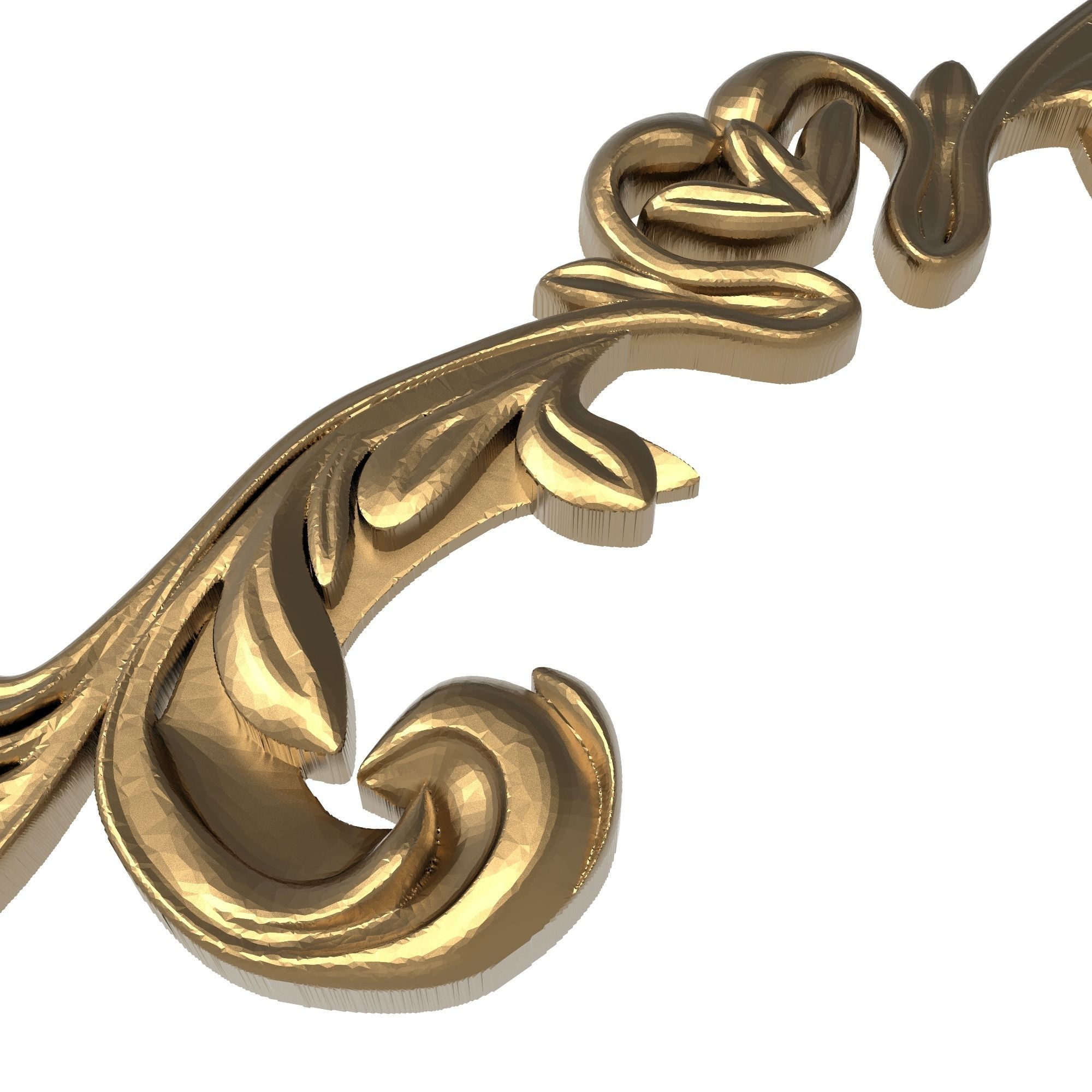 decorative pattern ready for 3D printing 3D model_3