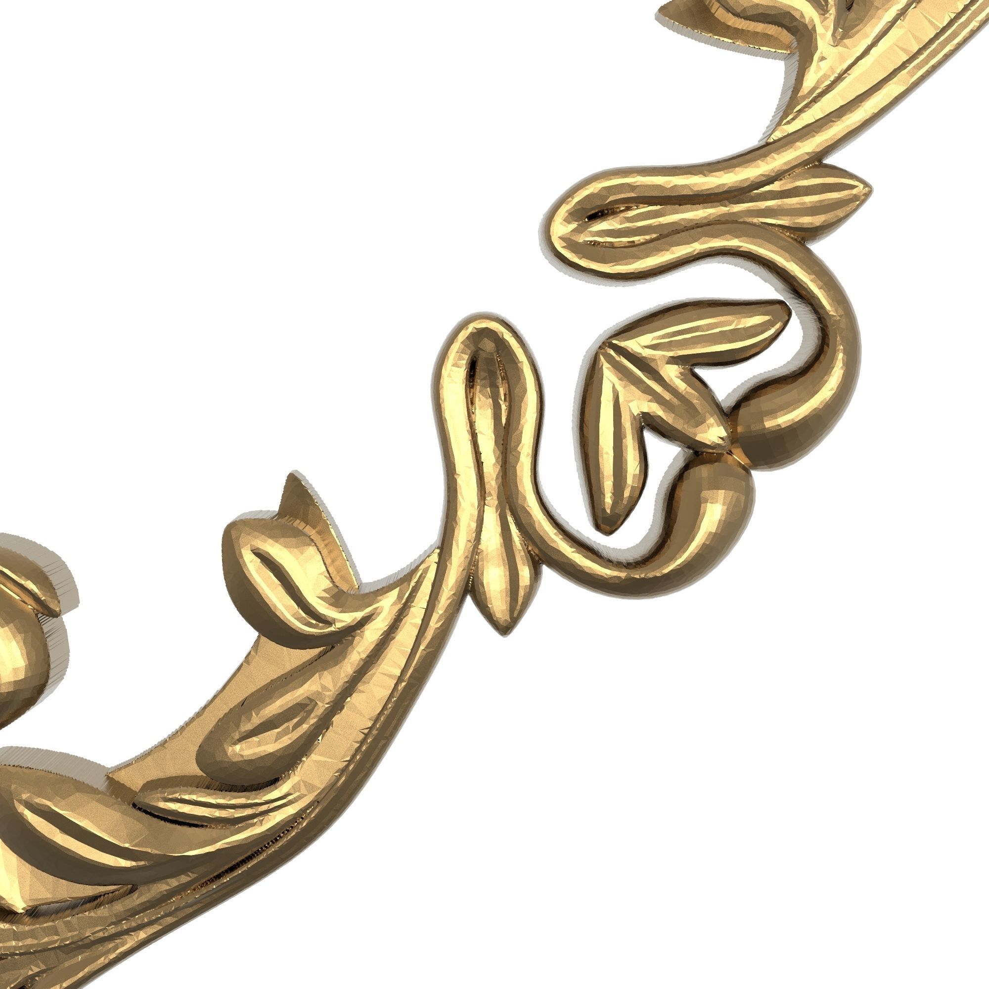 decorative pattern ready for 3D printing 3D model_9