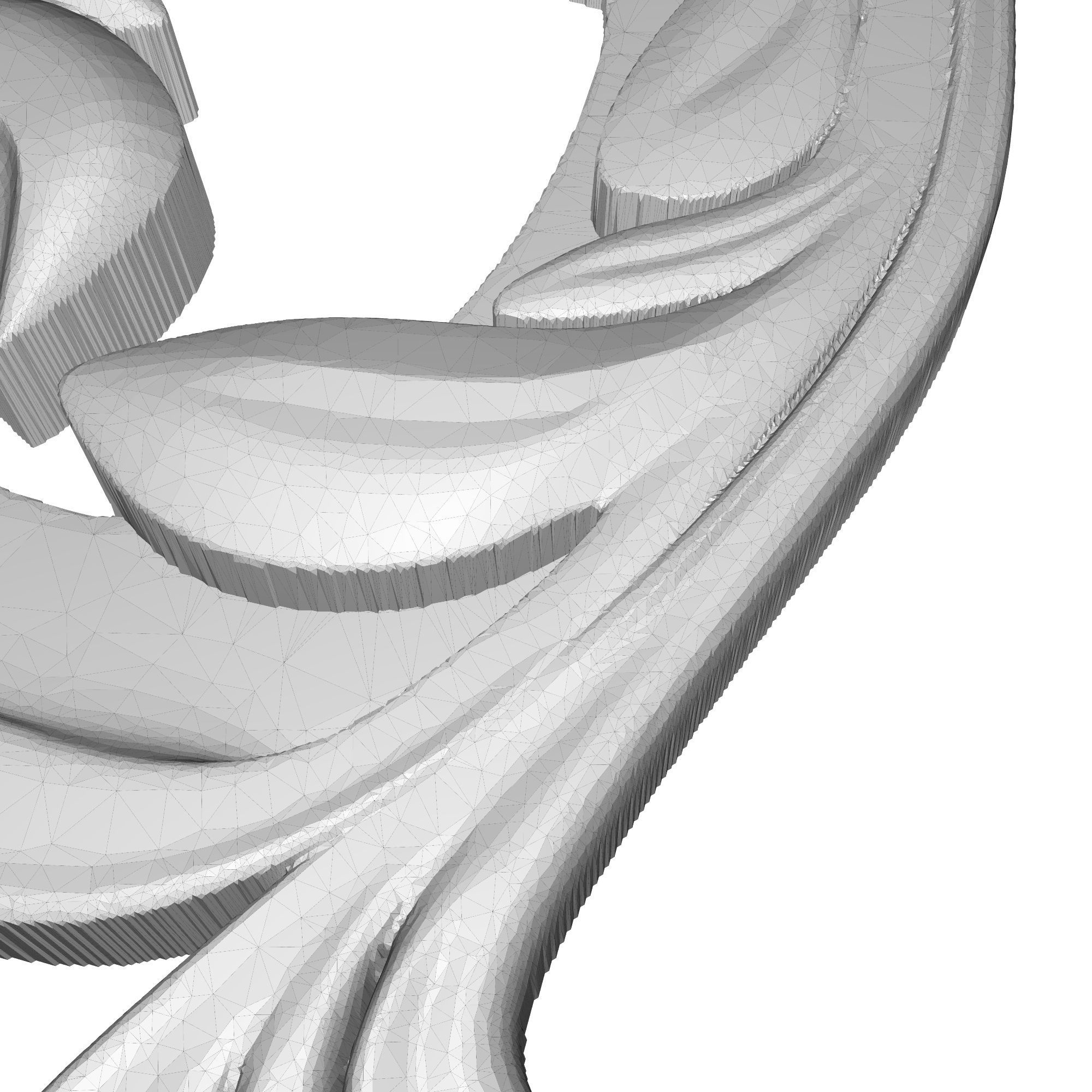 decorative pattern ready for 3D printing 3D model_10