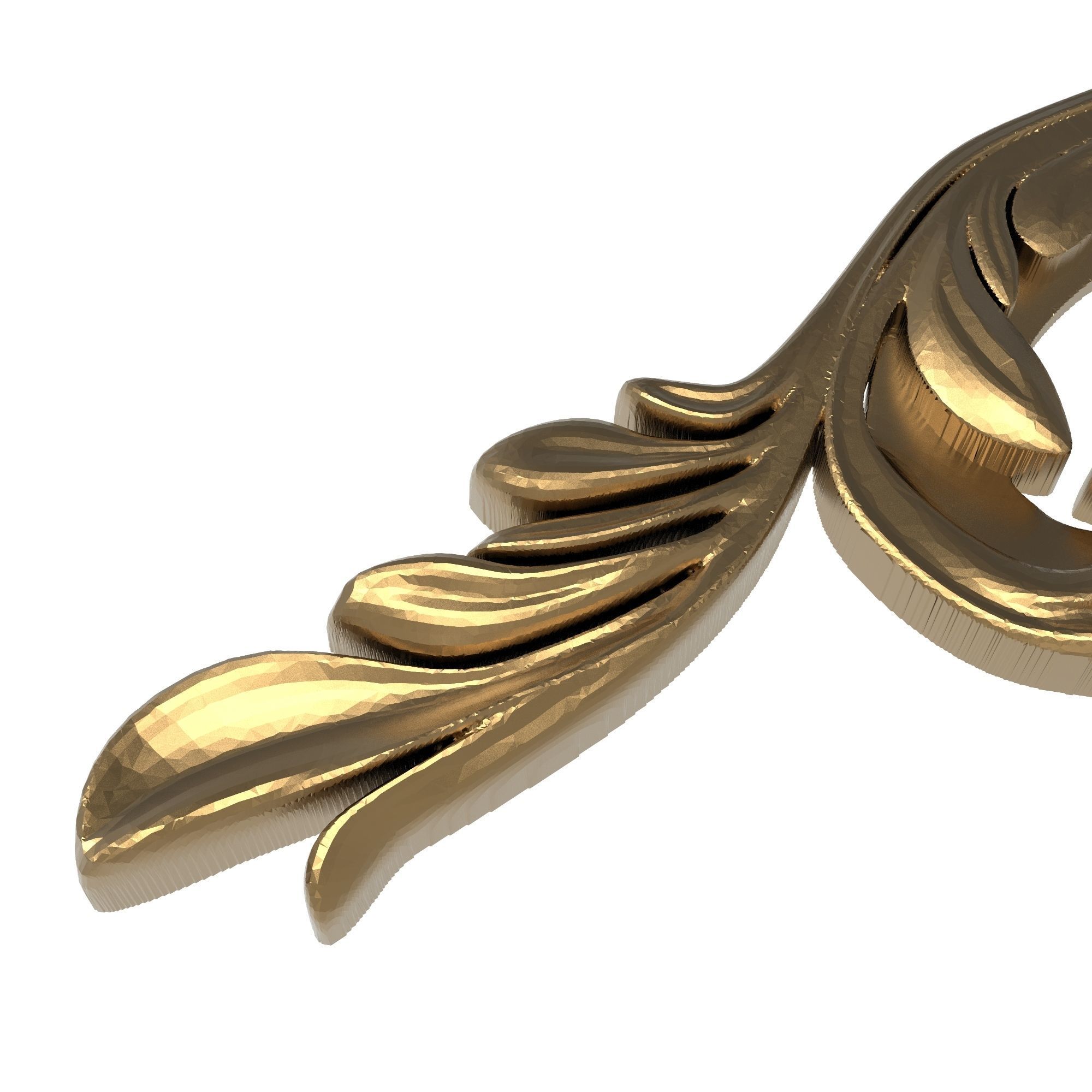 decorative pattern ready for 3D printing 3D model_2