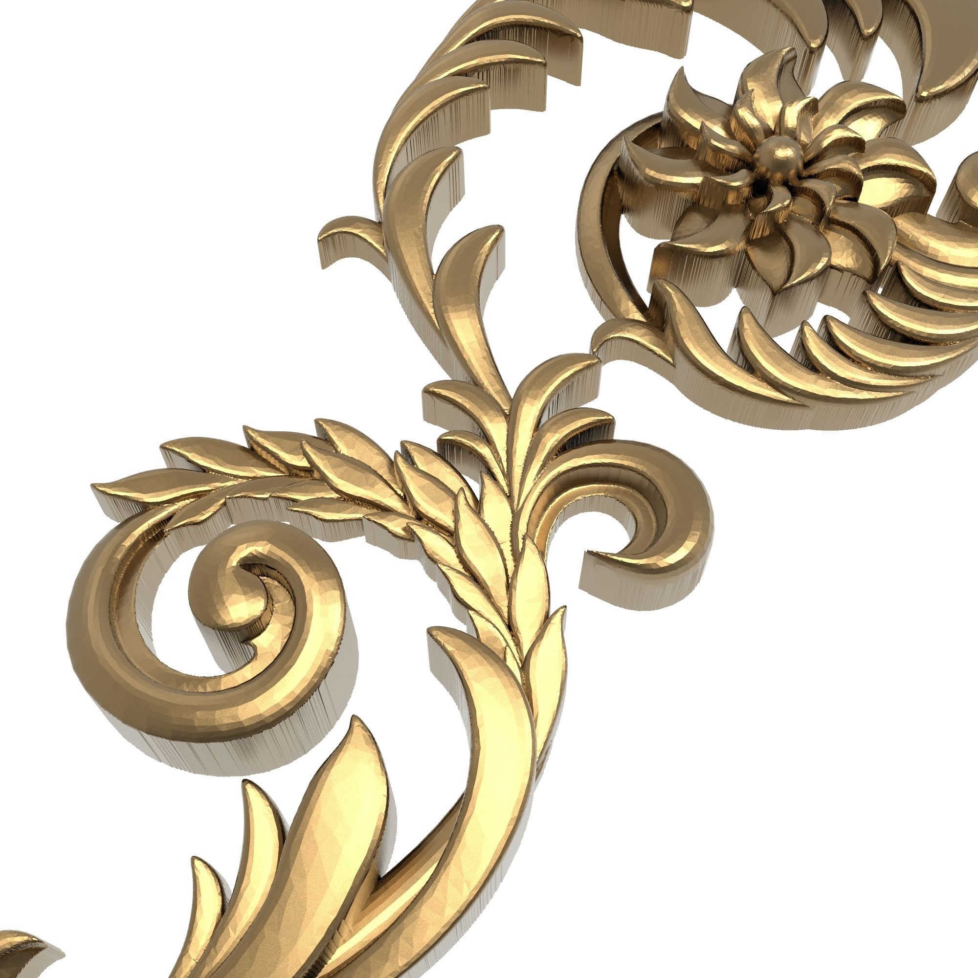 decorative pattern ready for 3D printing 3D model_4