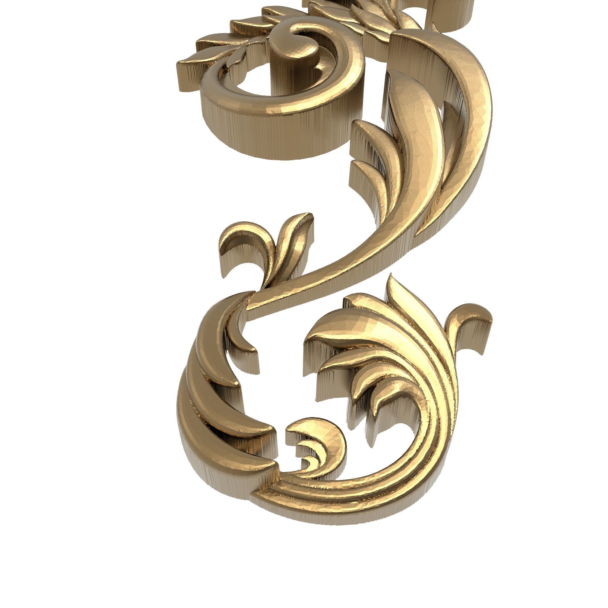 decorative pattern ready for 3D printing 3D model_3