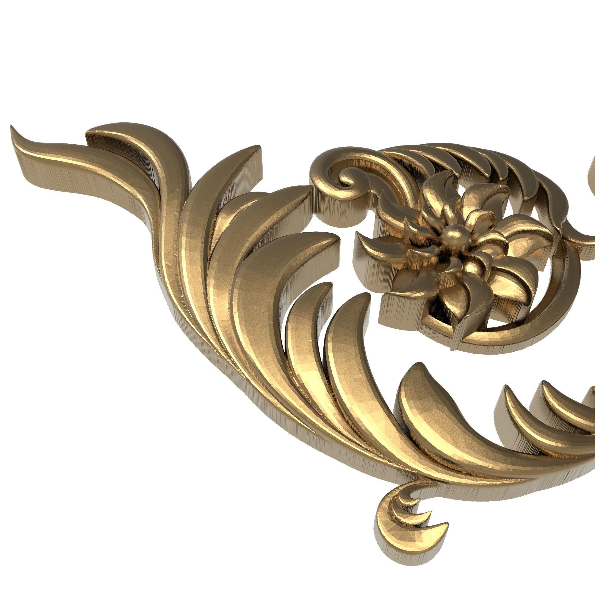 decorative pattern ready for 3D printing 3D model_1