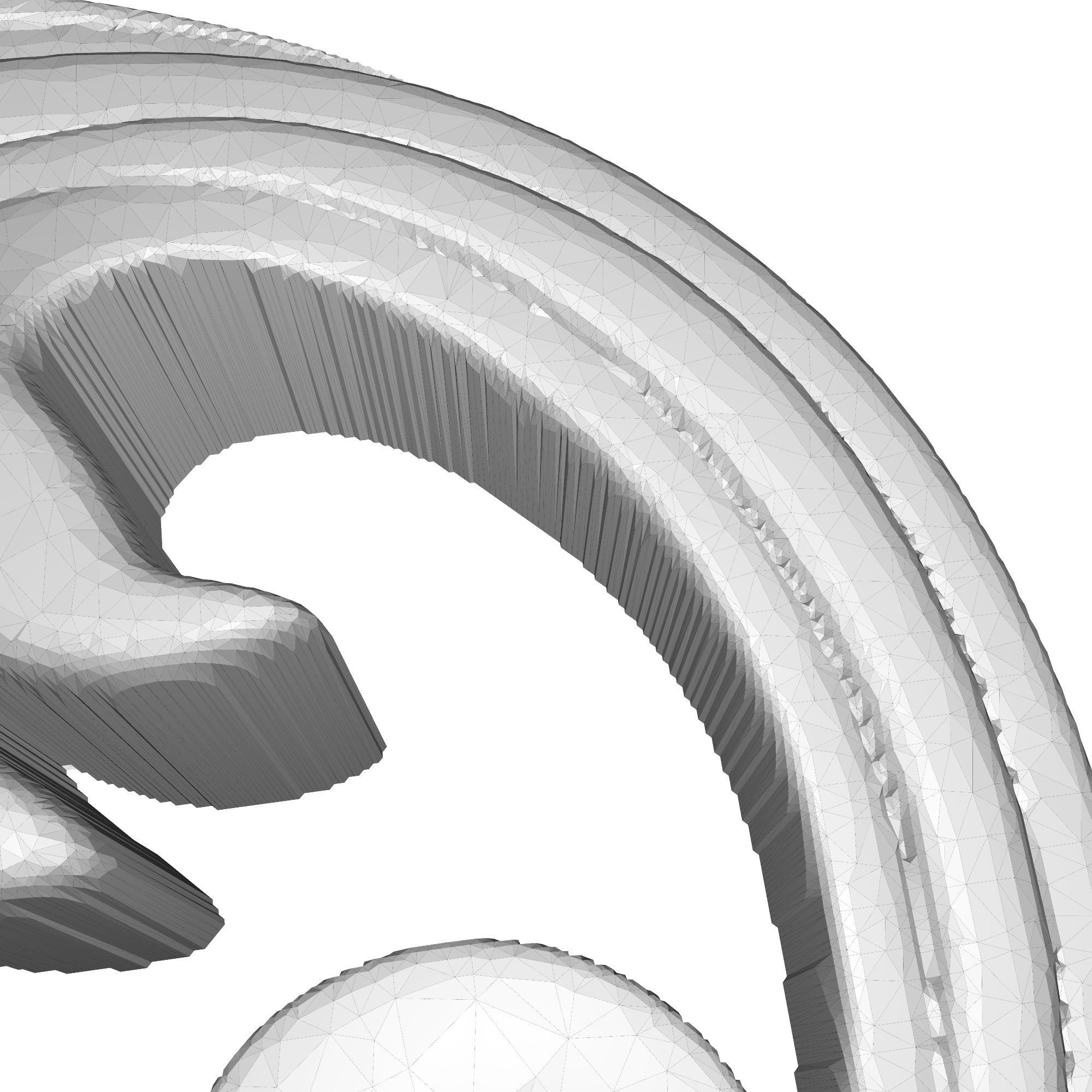 decorative pattern ready for 3D printing 3D model_9