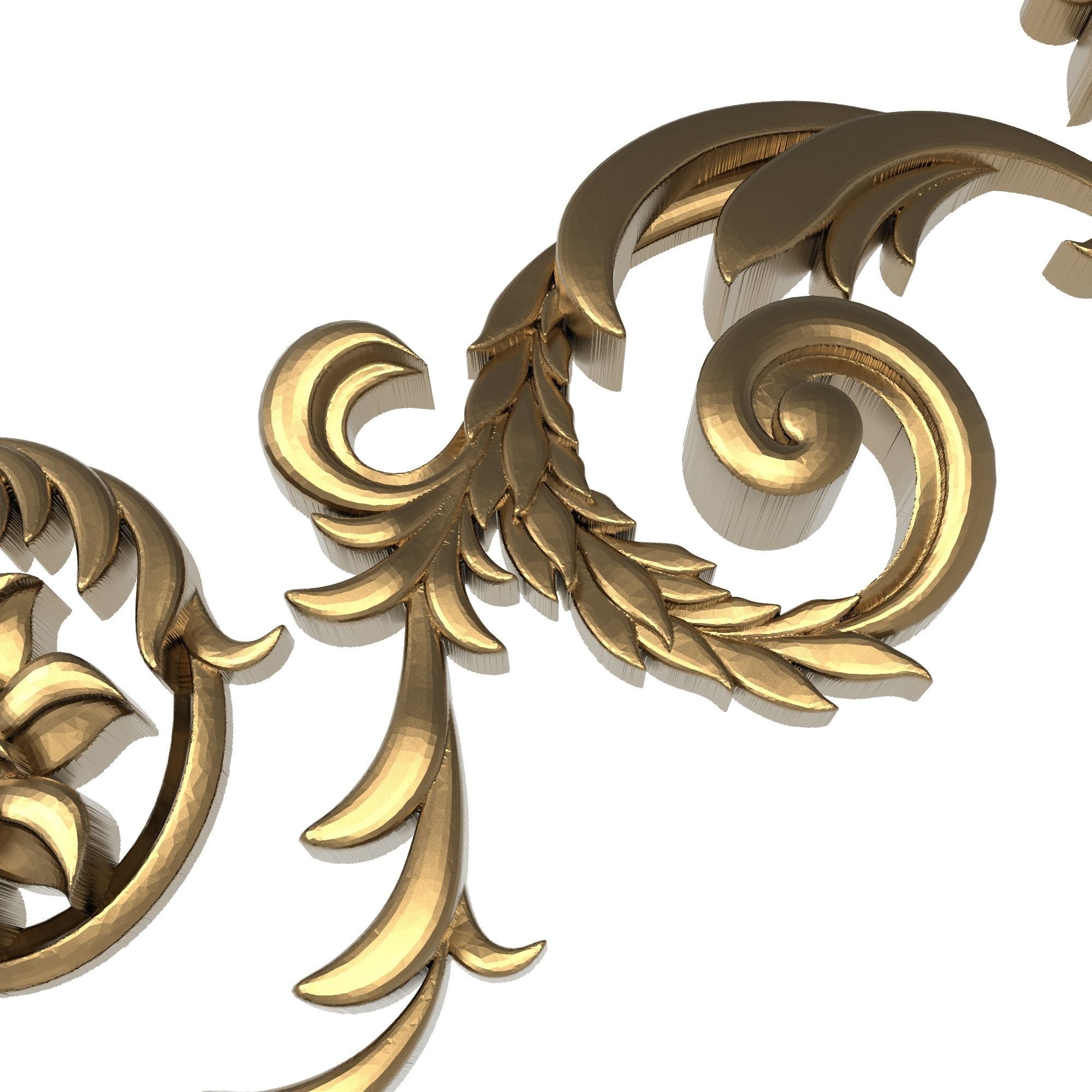 decorative pattern ready for 3D printing 3D model_7