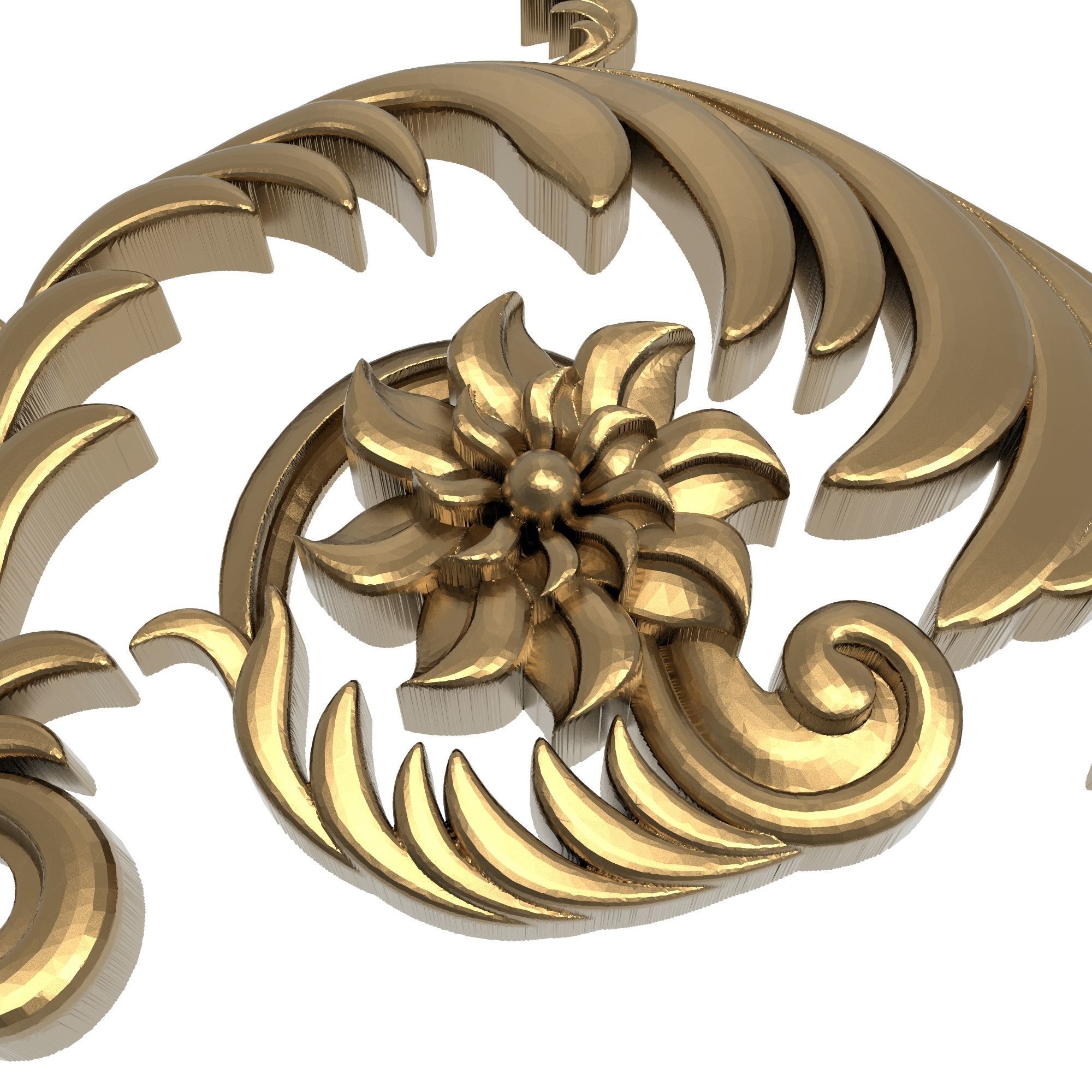 decorative pattern ready for 3D printing 3D model_5