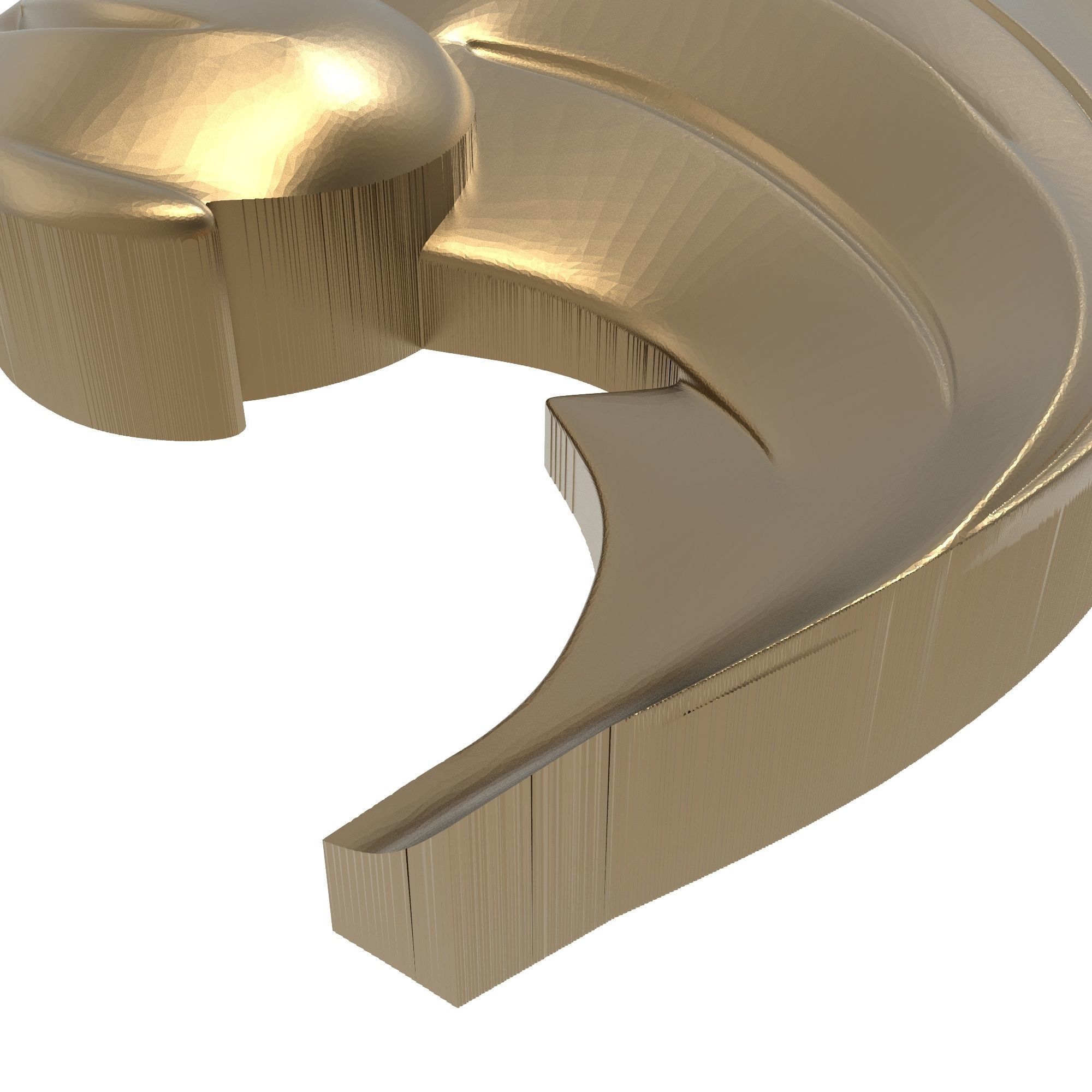 decorative pattern ready for 3D printing 3D model_4