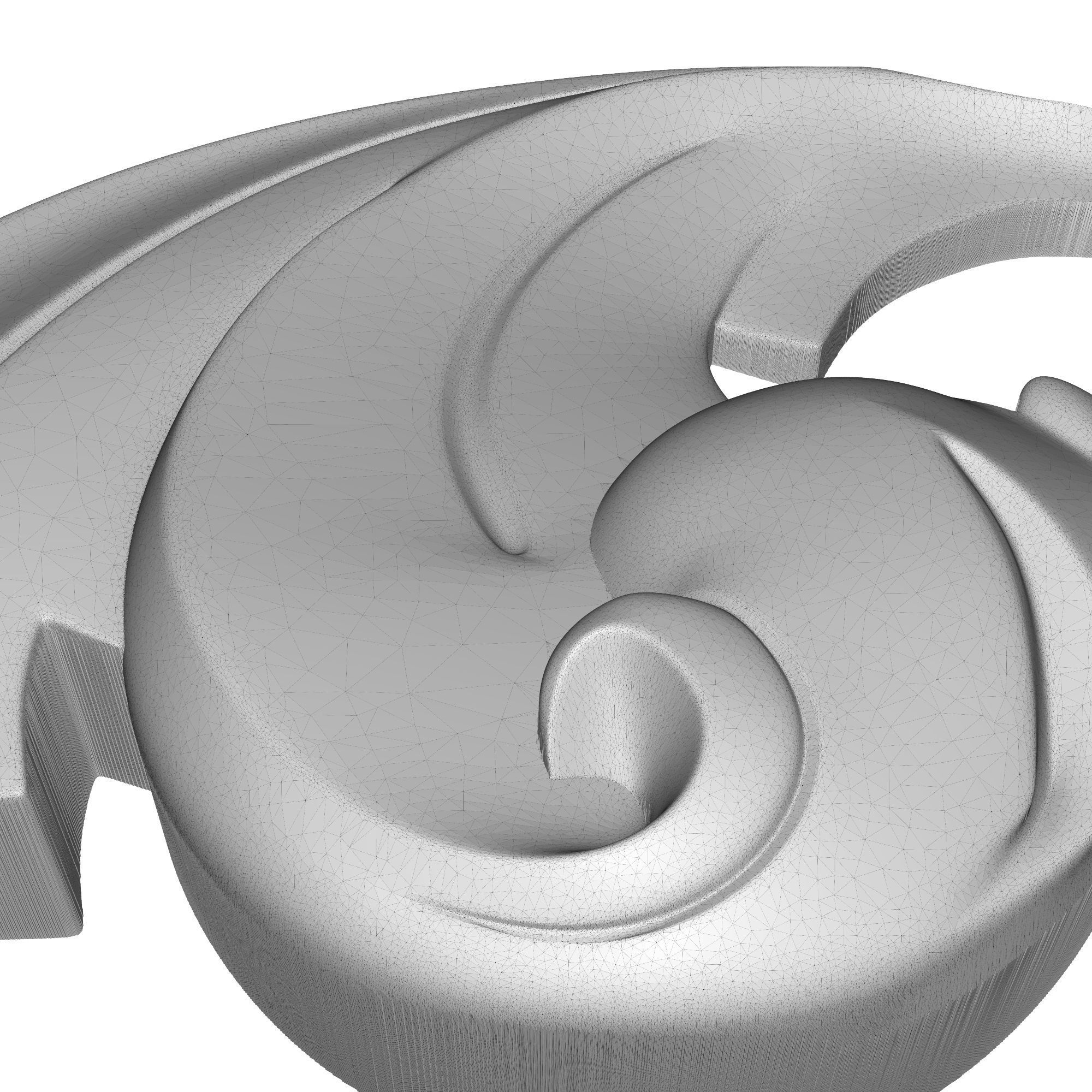 decorative pattern ready for 3D printing 3D model_8